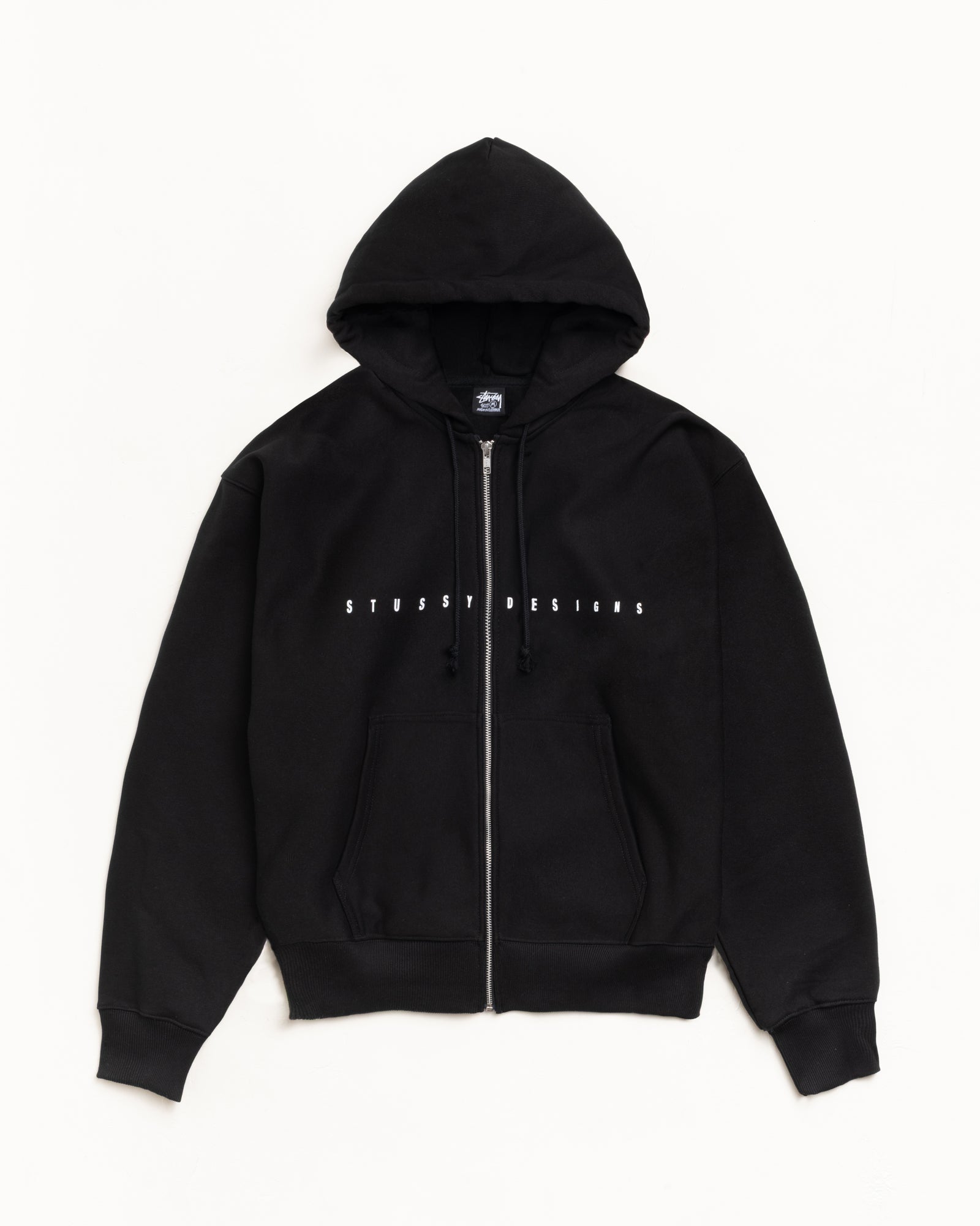Stussy Unisex S Box Zip Hoodie Black