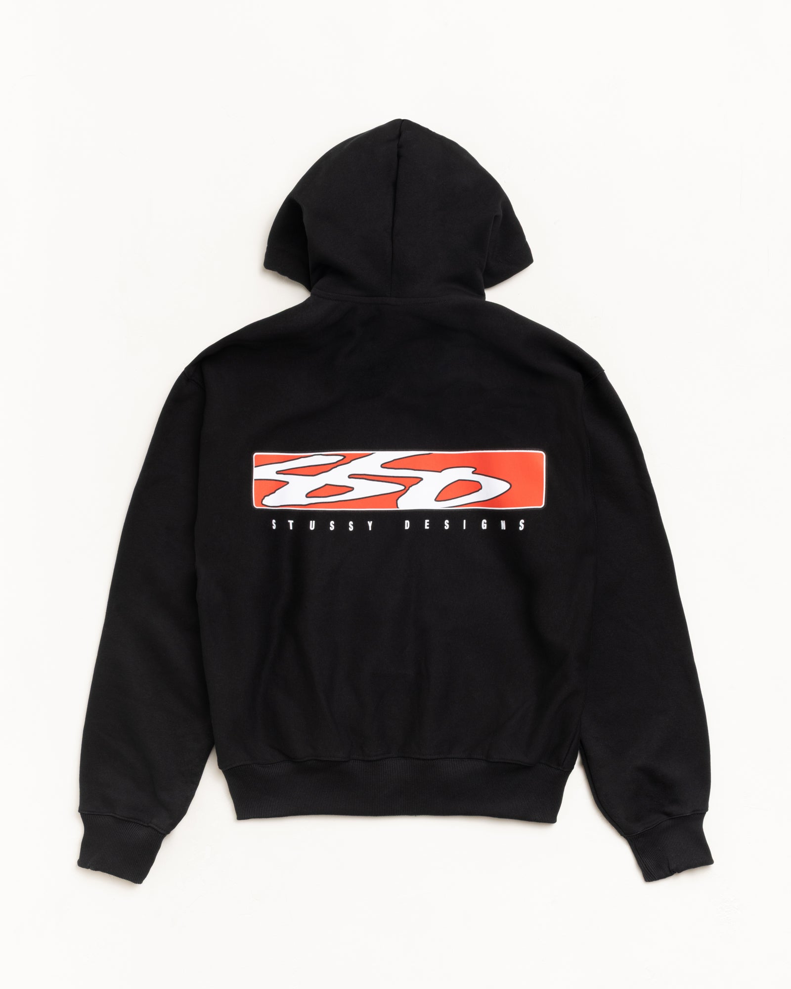 Stussy Unisex S Box Zip Hoodie Black