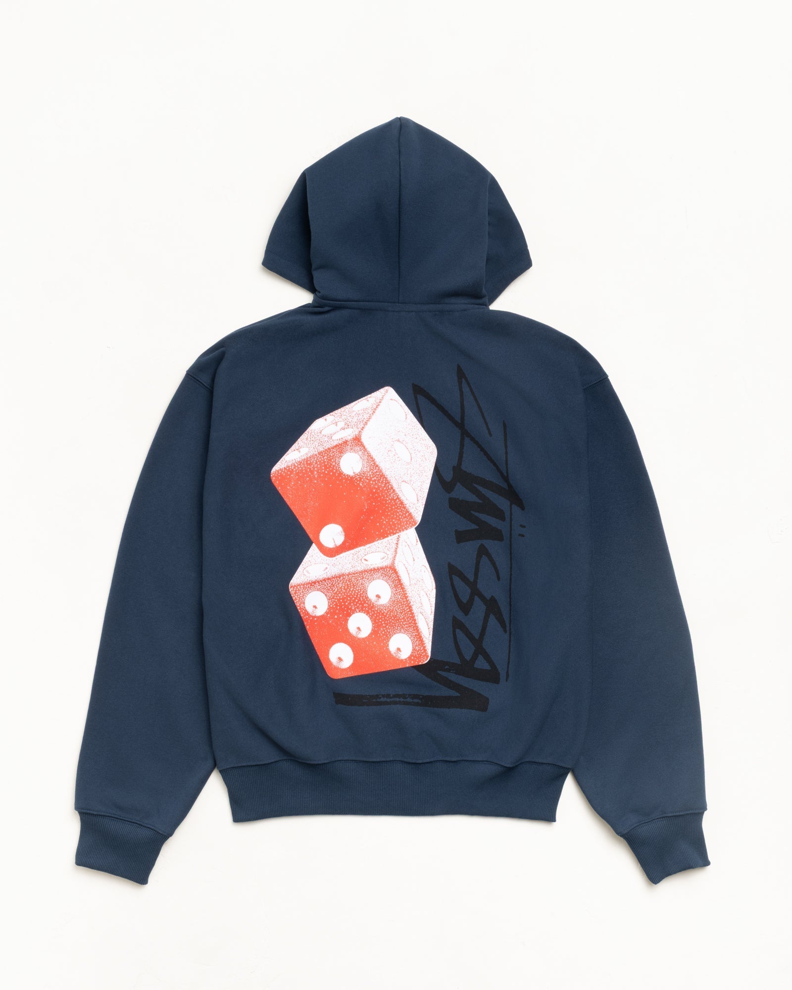 Stussy Unisex Tall Dice Zip Hoodie Navy