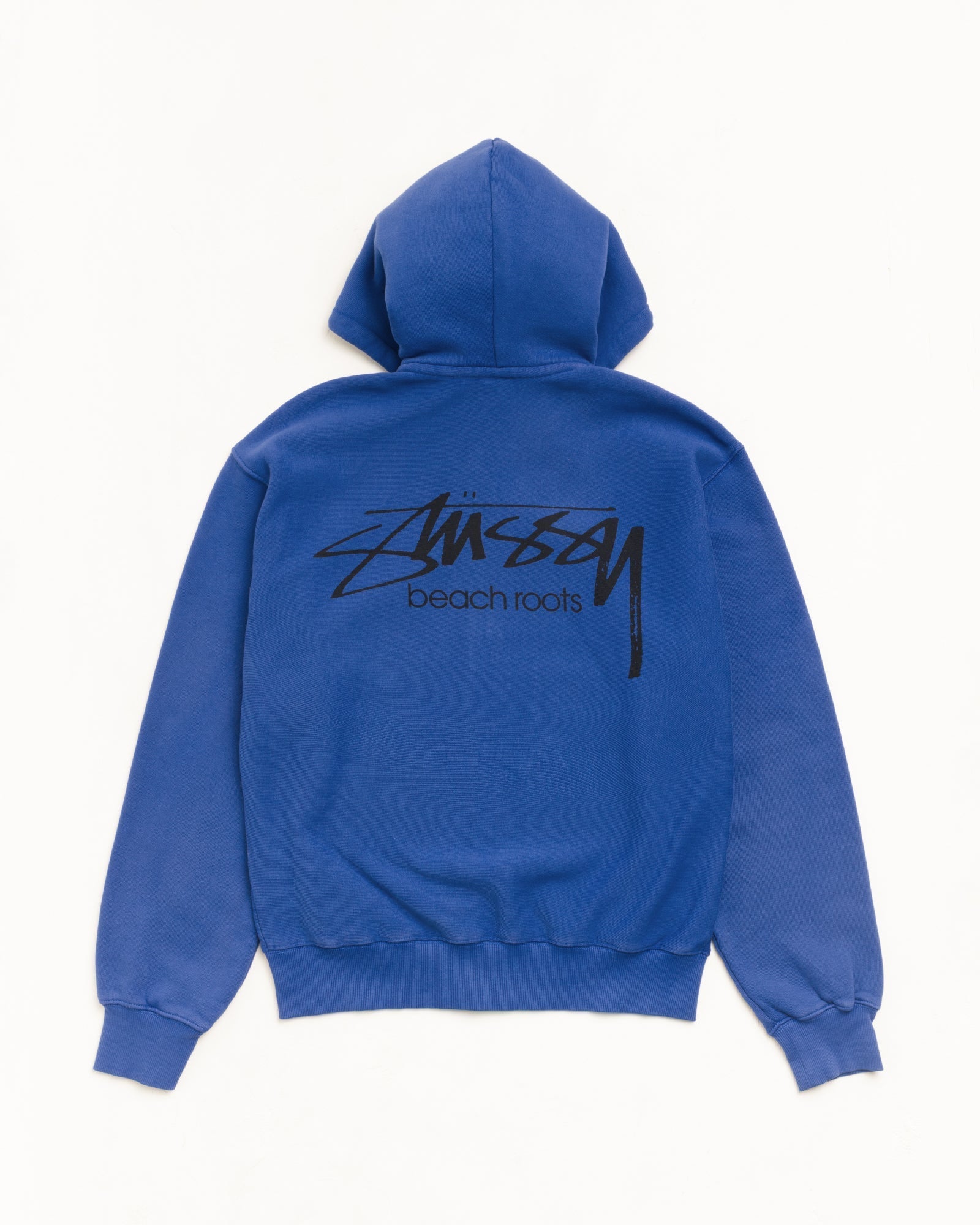 Stussy Men's Beach Roots Zip Hoodie Indigo