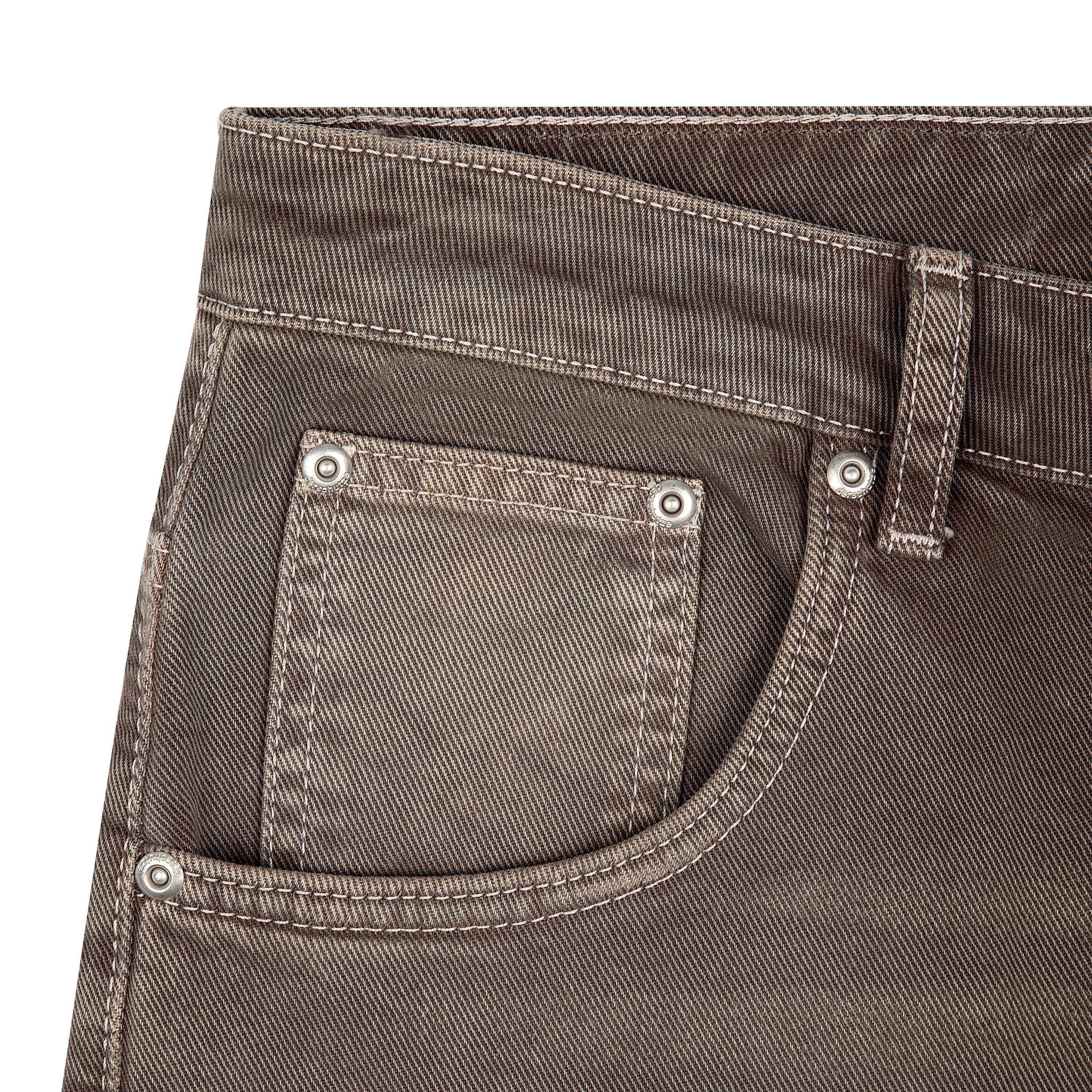 OFFCODE ARCHIVE USA Men's Aziza Brown Washed Denim Jeans
