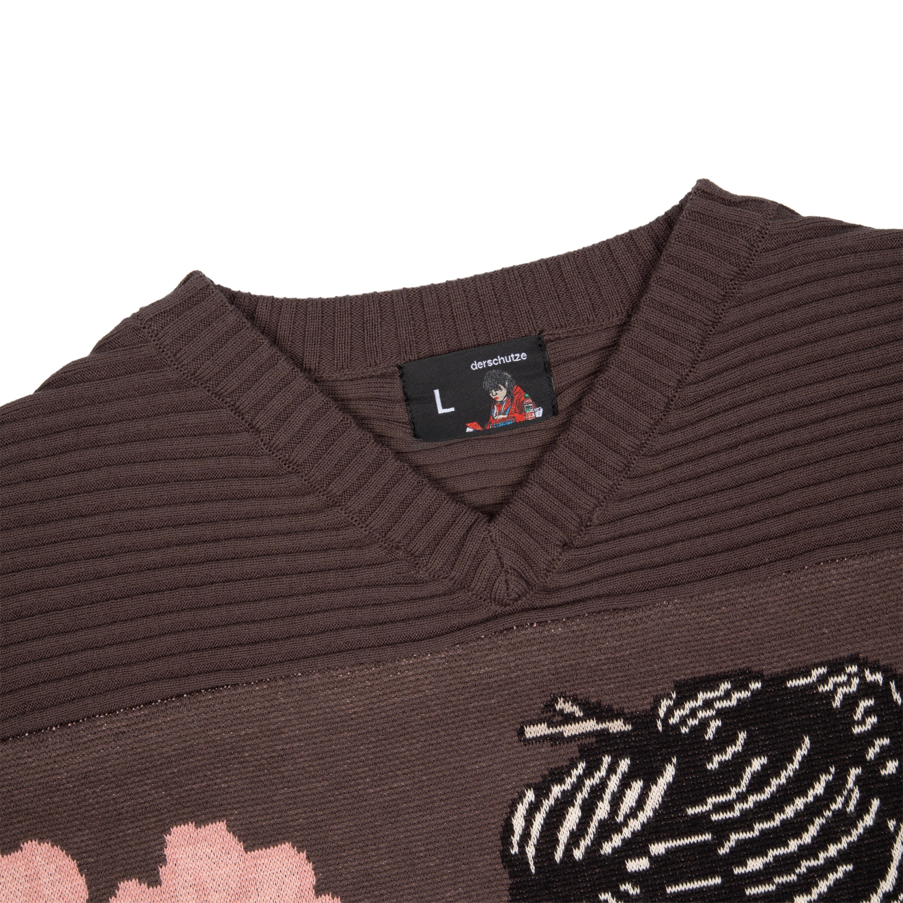 OFFCODE ARCHIVE USA Men's Yakuza V2 Knitted Jersey Brown