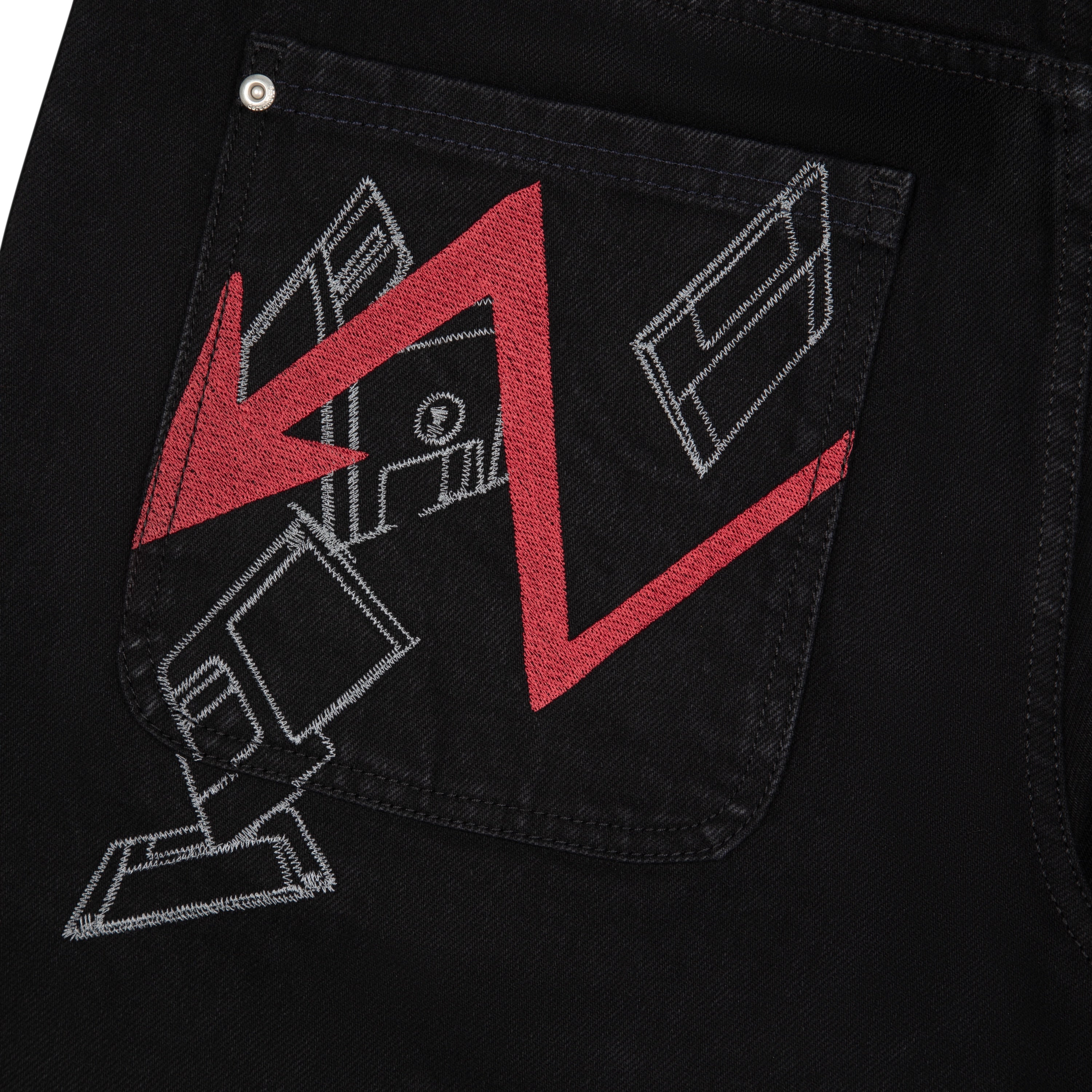 OFFCODE ARCHIVE USA Men's Wall Street Black Denim