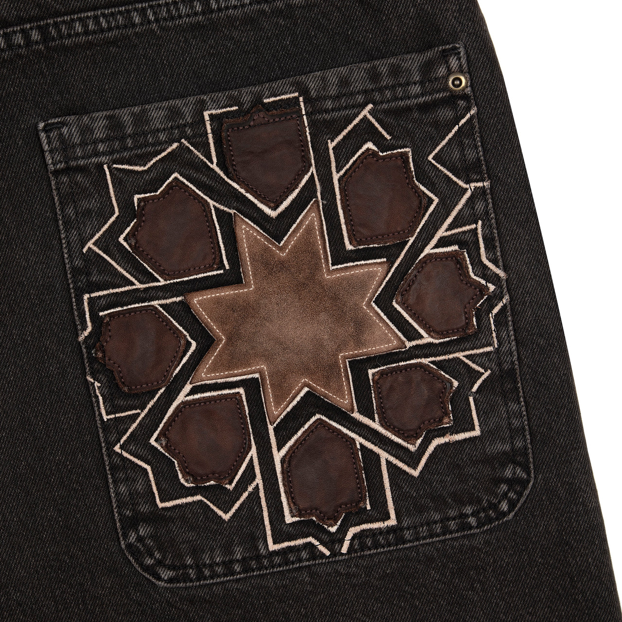 OFFCODE ARCHIVE USA Men's Aziza Brown Washed Jorts