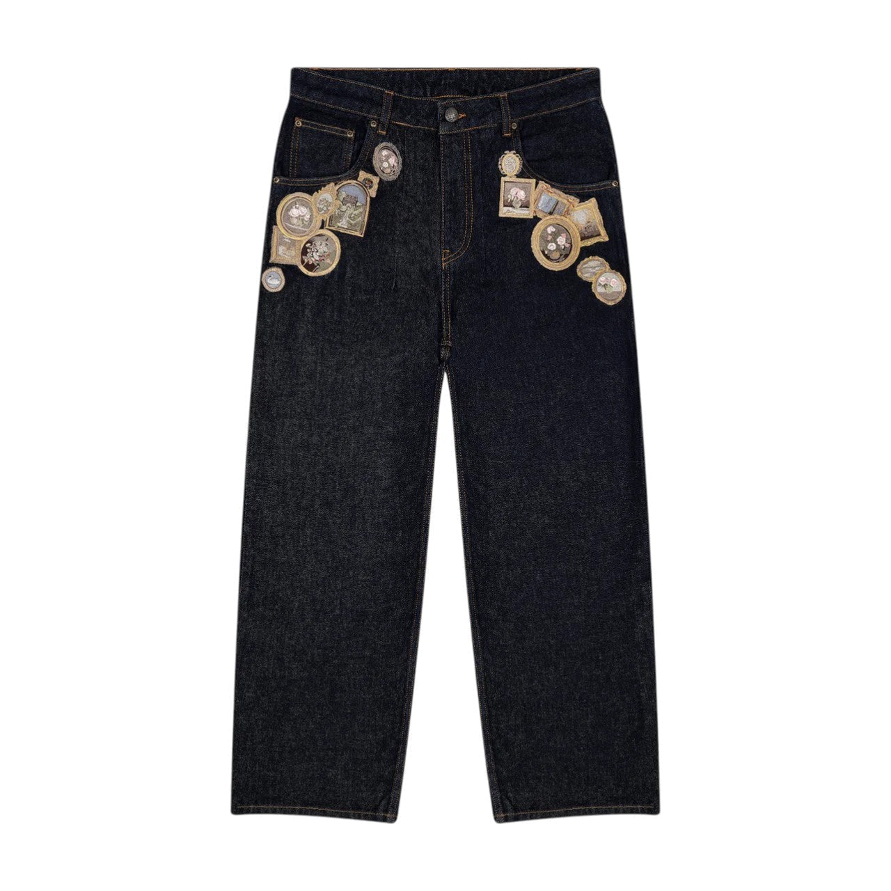 OFFCODE ARCHIVE USA Men's Gallery Raw Denim Jeans Black
