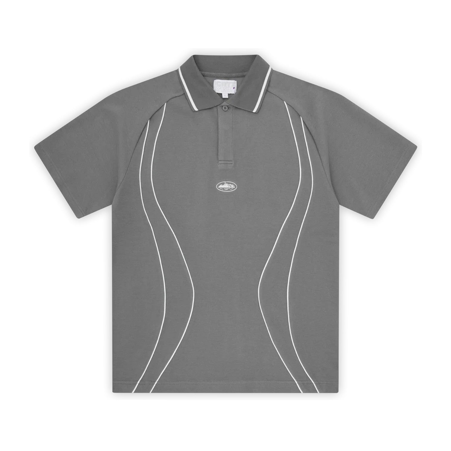 Men's Island Pique Polo Shirt Grey