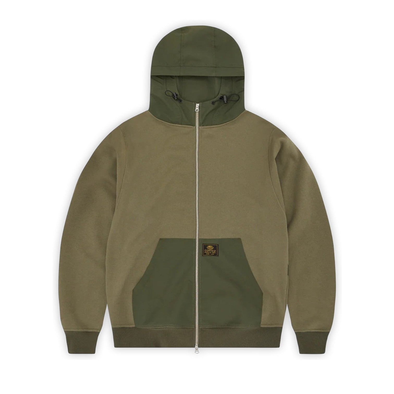 OFFCODE ARCHIVE USA Men's Guerillaz Ripstop Zip Hoodie Olive