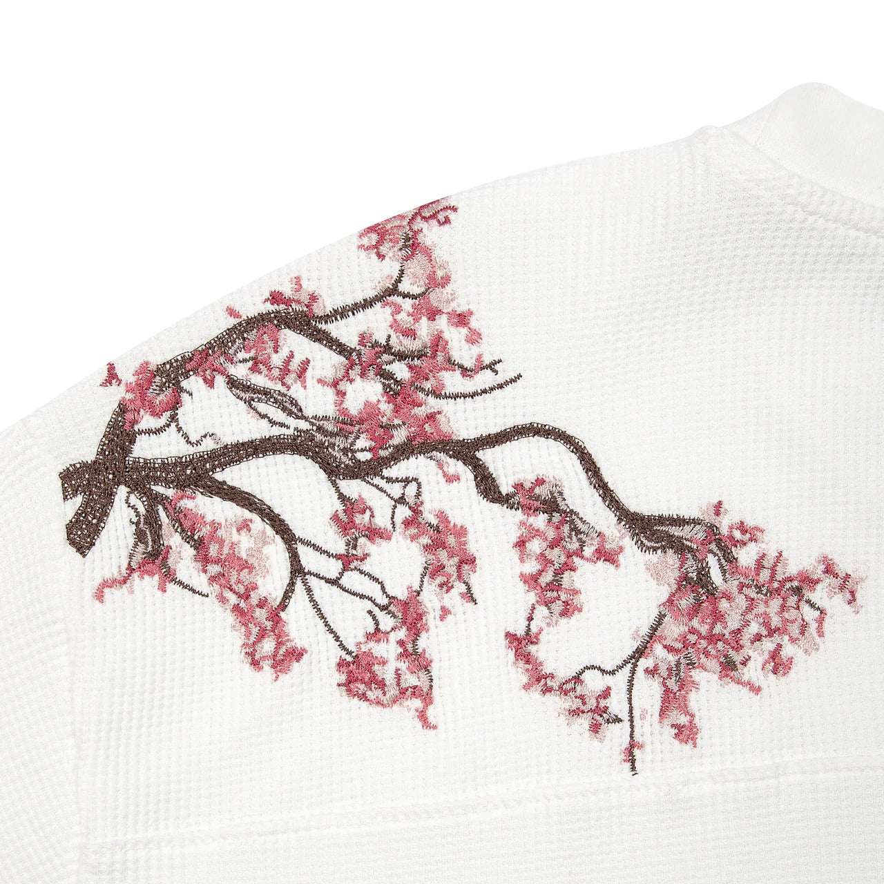 OFFCODE ARCHIVE USA Men's Blossom Waffle Longsleeve White