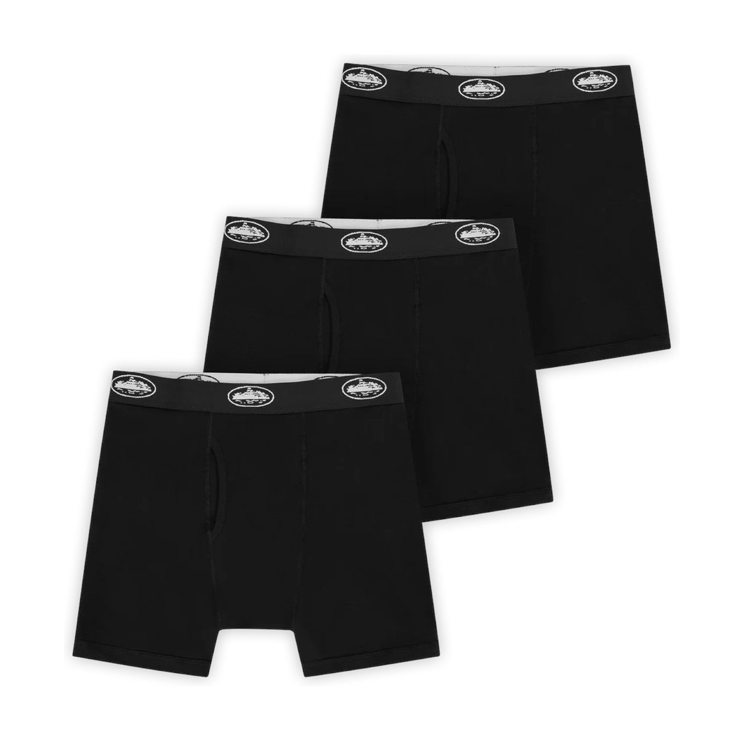 Men's Alcatraz Boxers 3-Pack Black
