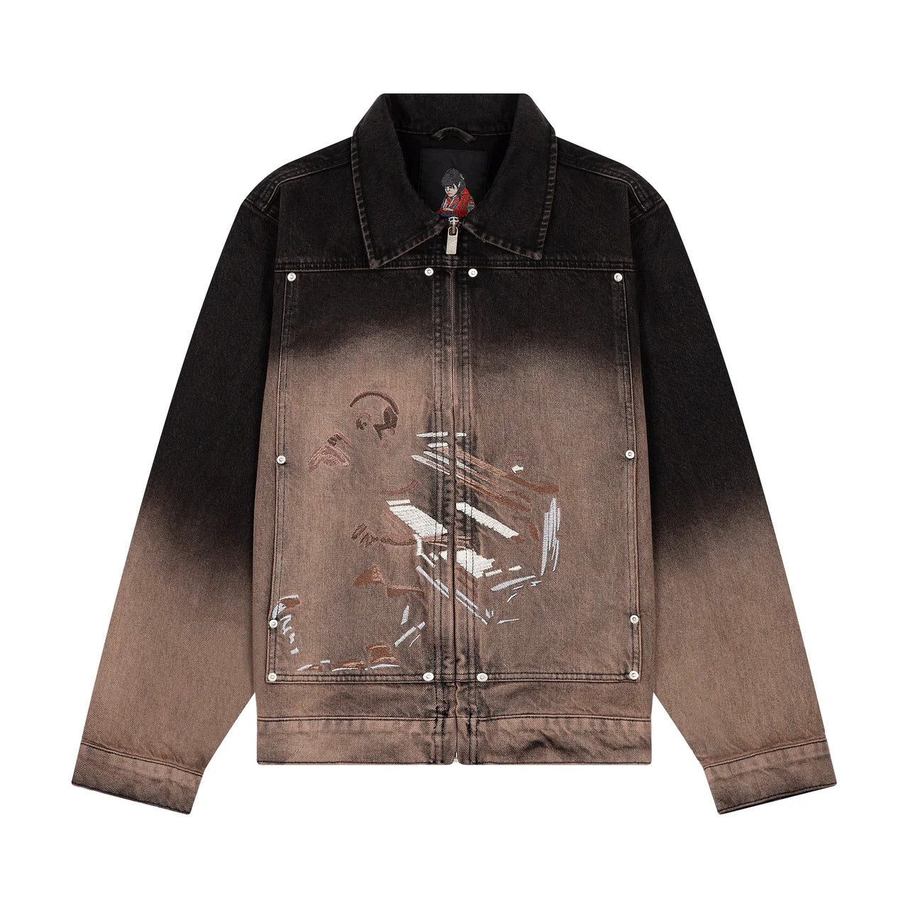 OFFCODE ARCHIVE USA Men's Jazz V2 Denim Jacket Black