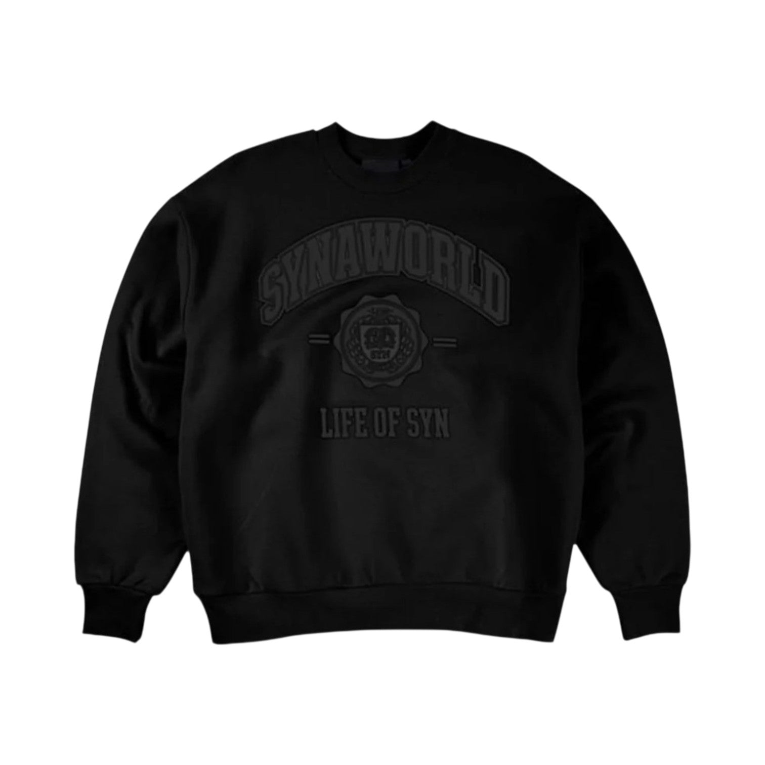 OFFCODE ARCHIVE USA Men's Syna World College Crew Sweater Black