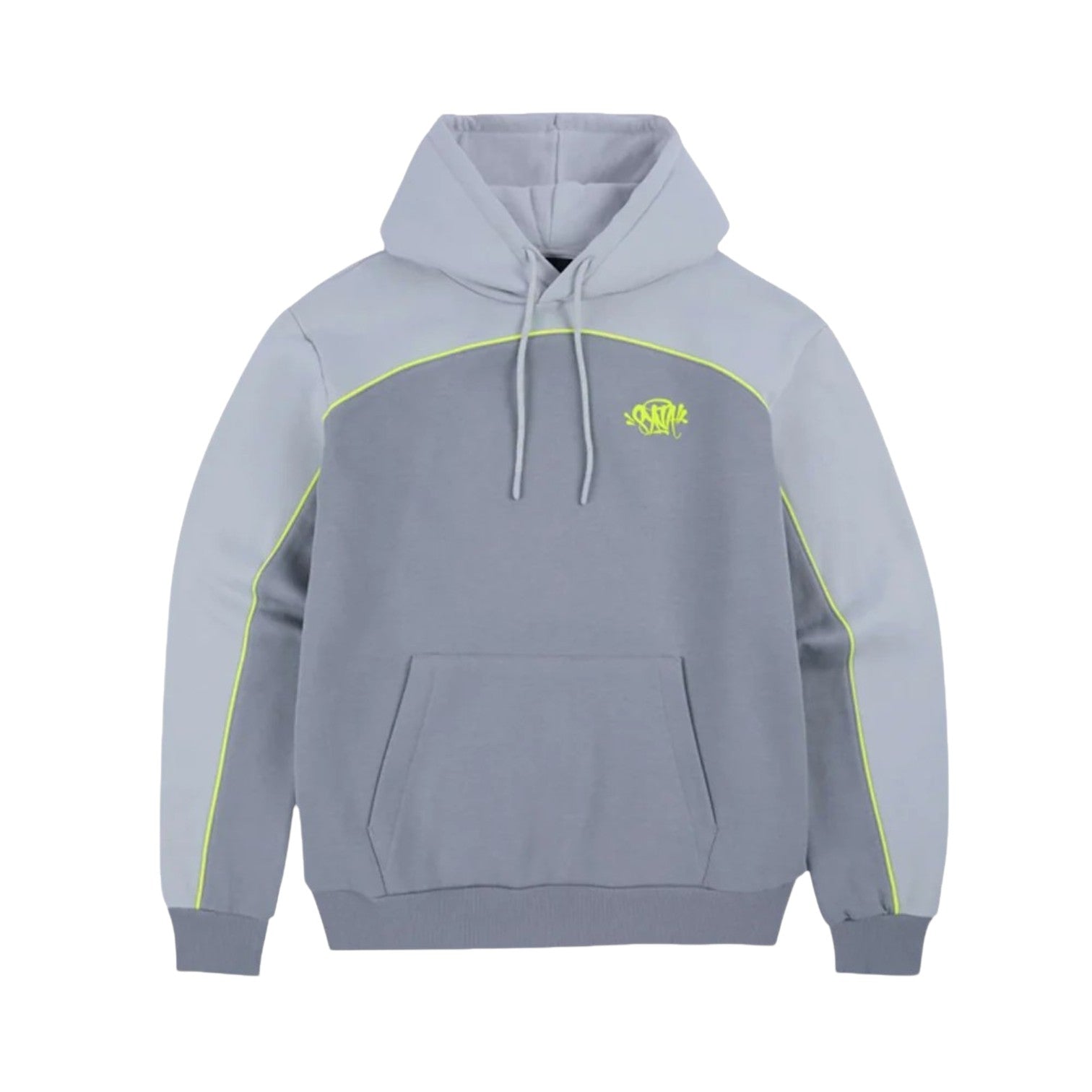 OFFCODE ARCHIVE USA Men's Syna World Team Hoodie Grey Volt Green