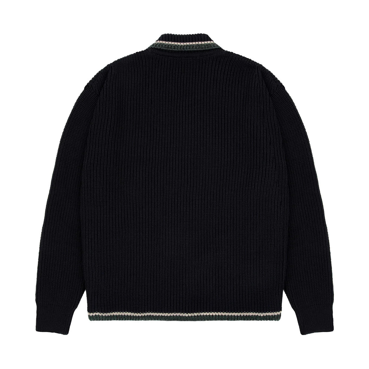 OFFCODE ARCHIVE USA Men's Gallery Polo Cardigan Black
