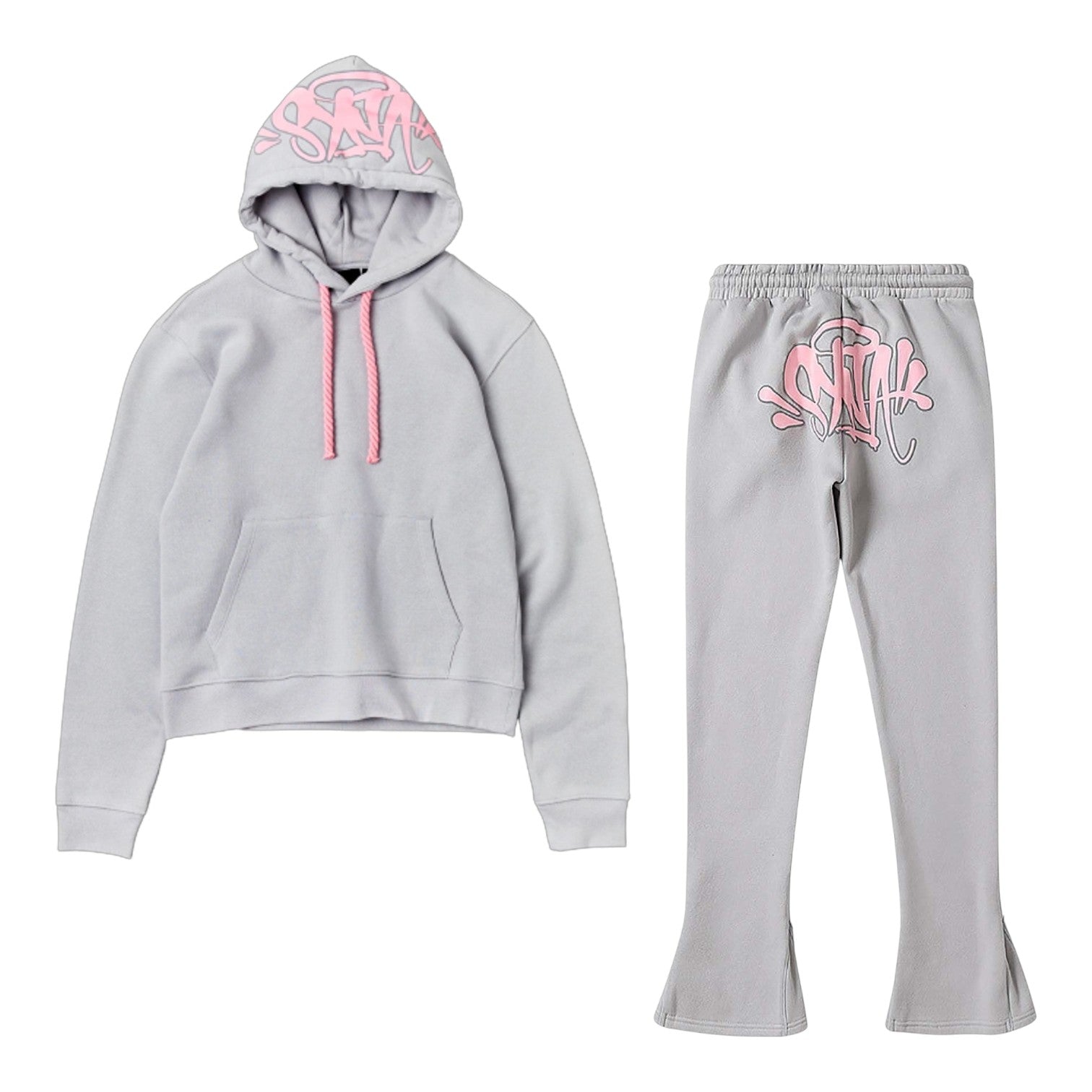 OFFCODE ARCHIVE USA Men's Syna World Tracksuit Grey Pink Logo