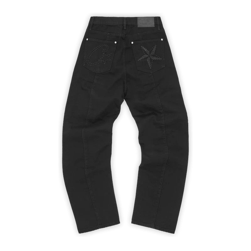 Men's C-Star Stitch-Down Jeans Triple Black