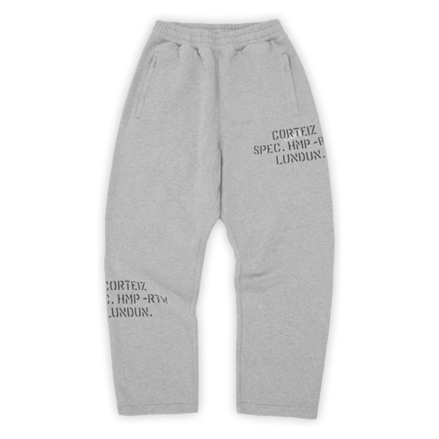 Men's HMP Stencil Open Hem Sweatpants Light Heather