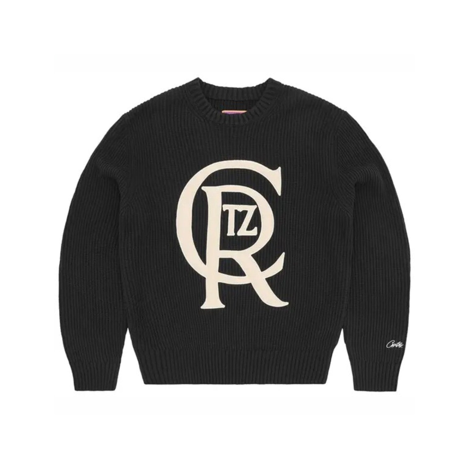 OFFCODE ARCHIVE USA Men's Crest Knit Sweater Black
