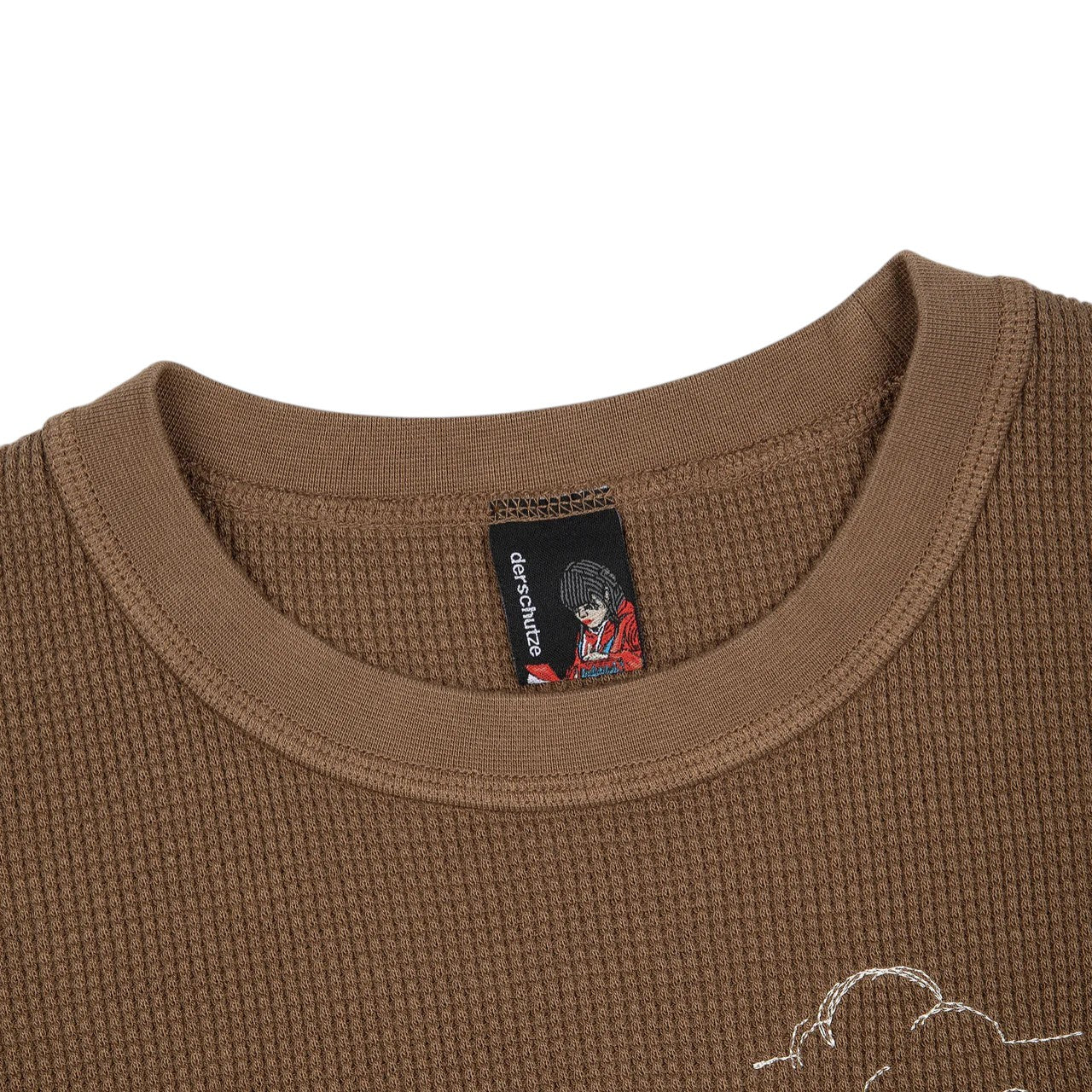 OFFCODE ARCHIVE USA Men's Aziza Waffle T-Shirt Brown