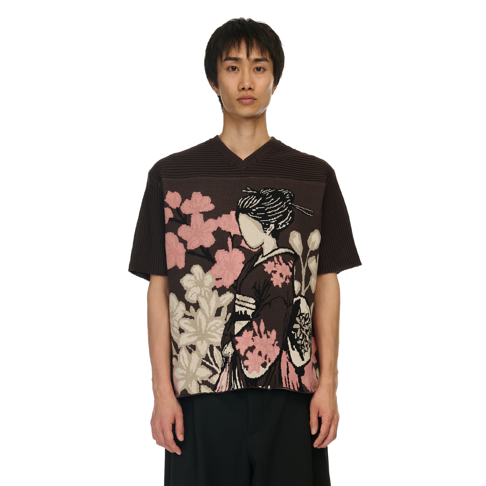 OFFCODE ARCHIVE USA Men's Yakuza V2 Knitted Jersey Brown