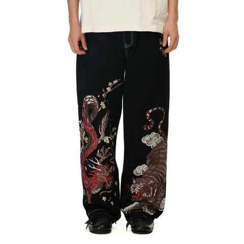 OFFCODE ARCHIVE USA Men's Yakuza V2 Black Denim Jeans