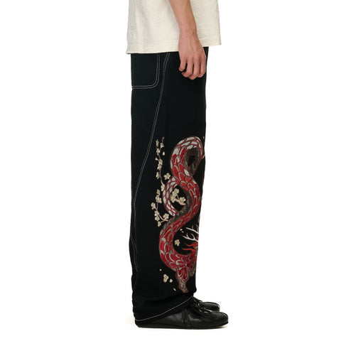 OFFCODE ARCHIVE USA Men's Yakuza V2 Black Denim Jeans