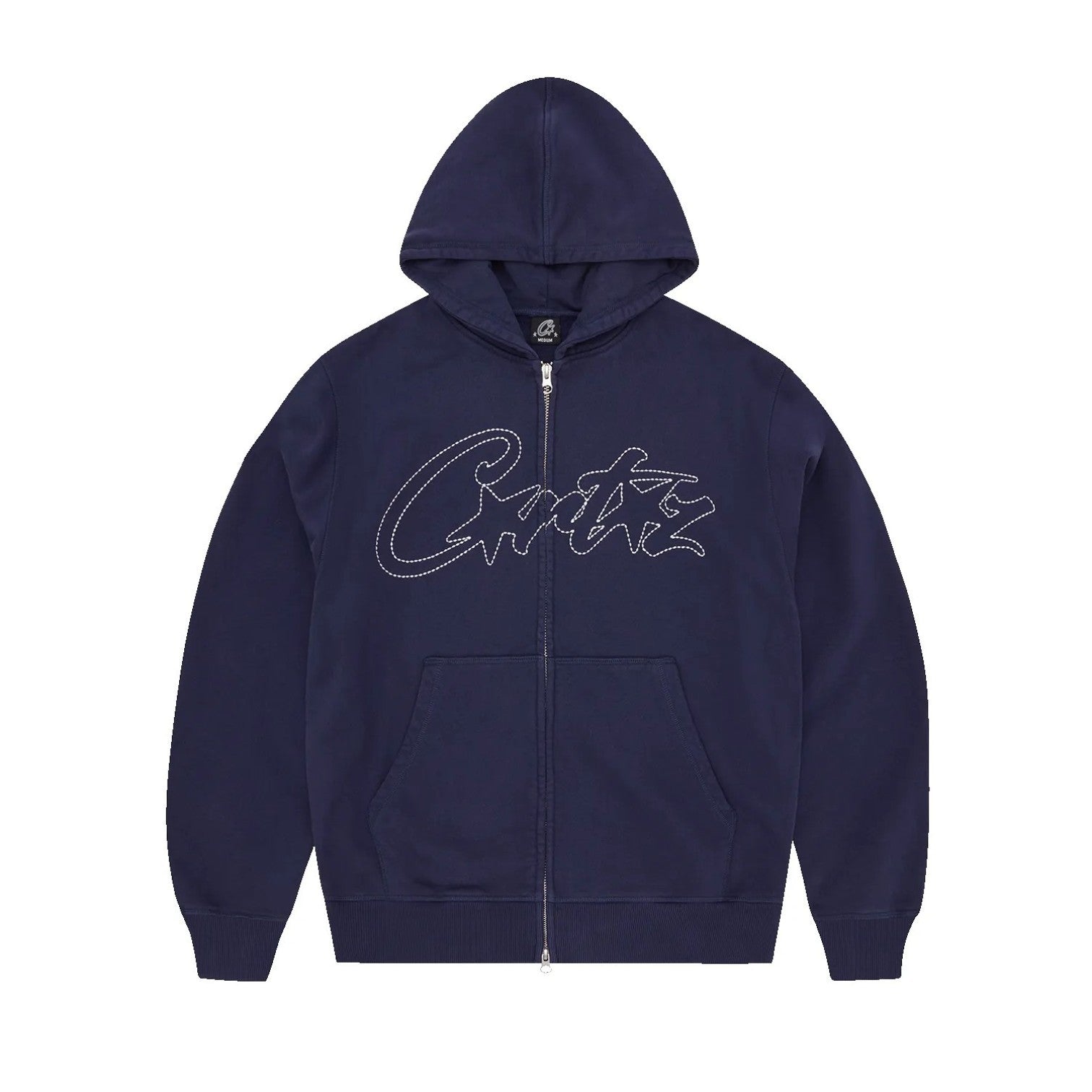 Men's Thick Stitch Allstarz Zip Hoodie Navy