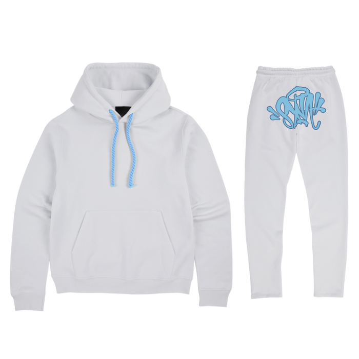 OFFCODE ARCHIVE USA Men's Syna World Tracksuit White Blue Logo