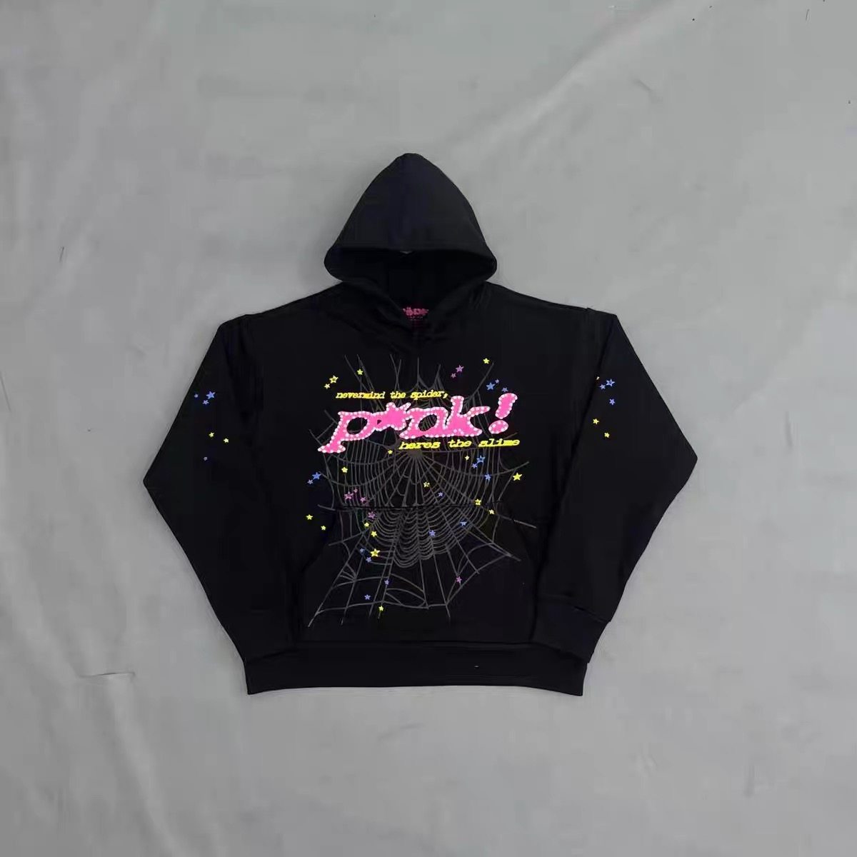 Hoodie555卫衣 蜘蛛帽衫Young Thug同款