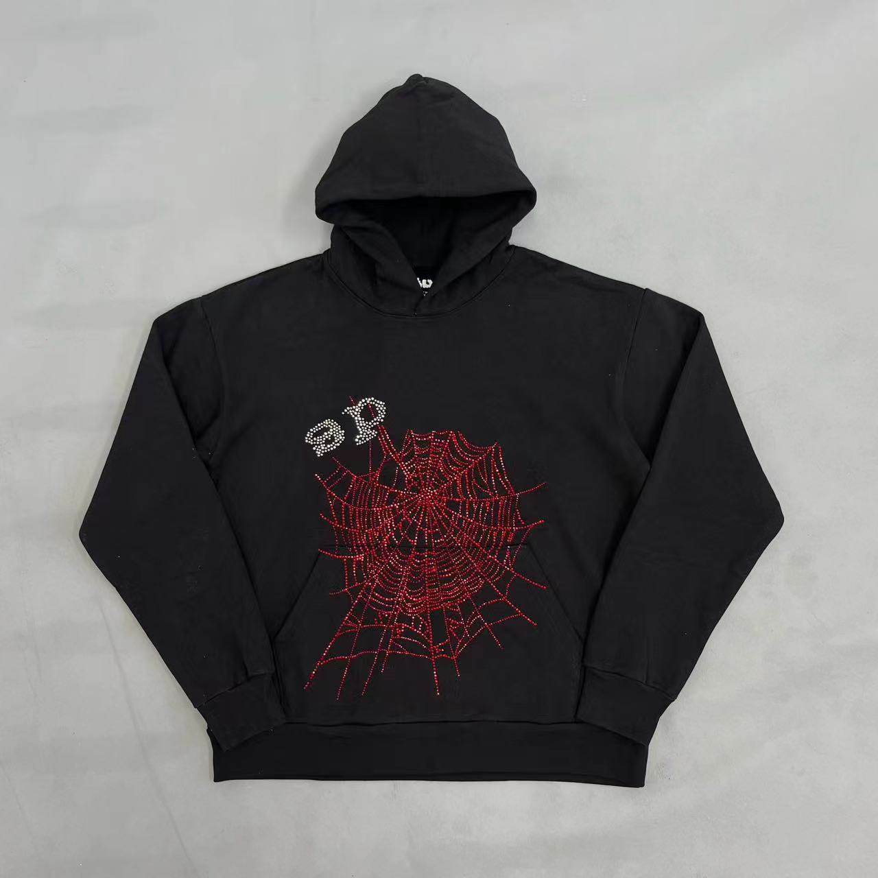 ANGEL KING Hoodie烫钻卫衣 蜘蛛帽衫Young Thug同款