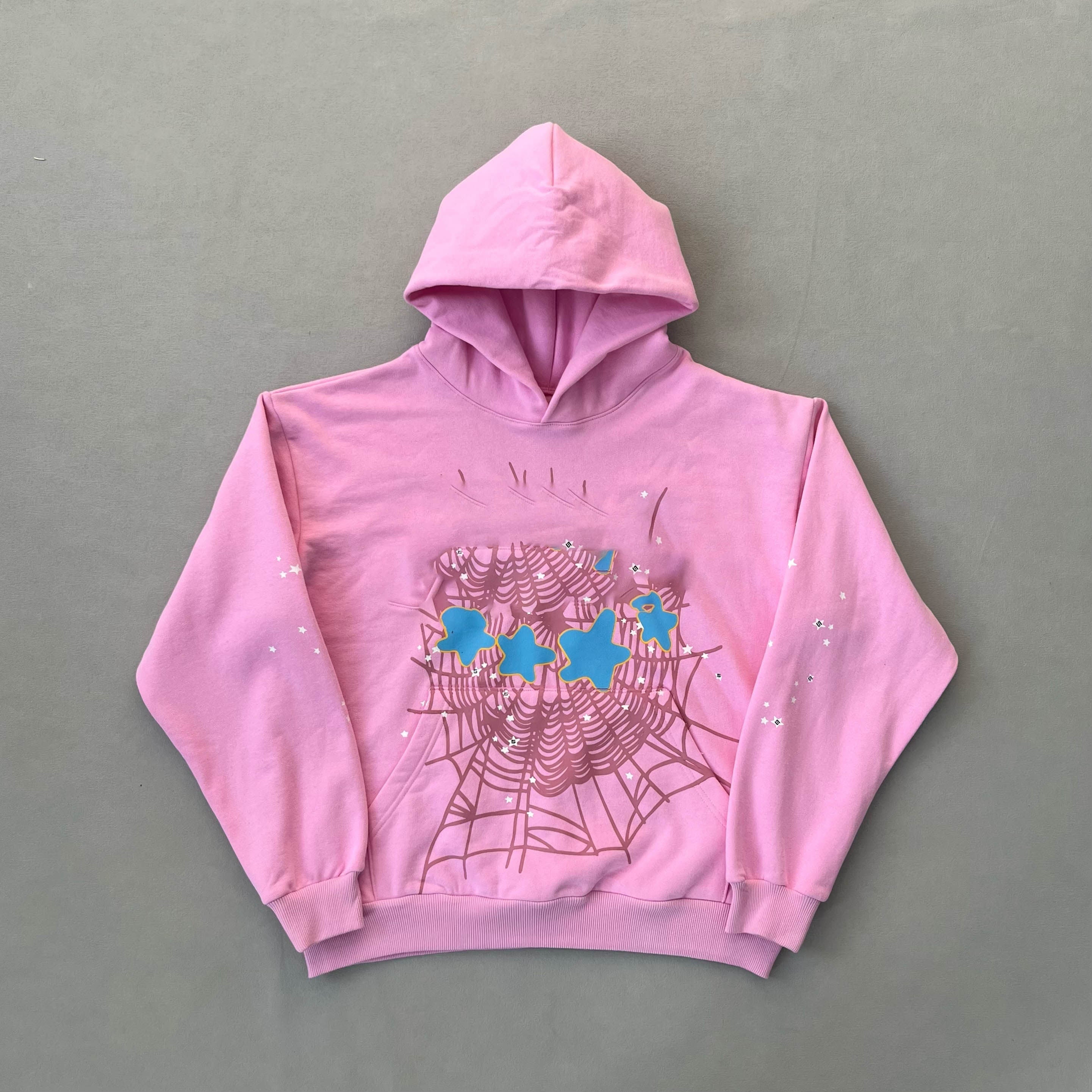 ANGELKING 23款 Hoodie555卫衣 蜘蛛帽衫Young Thug同款卫裤裤子