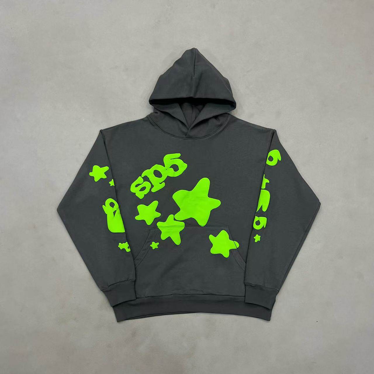 ANGEL KING HOODIE 24SS V2 BLACK 蜘蛛帽衫连帽卫衣