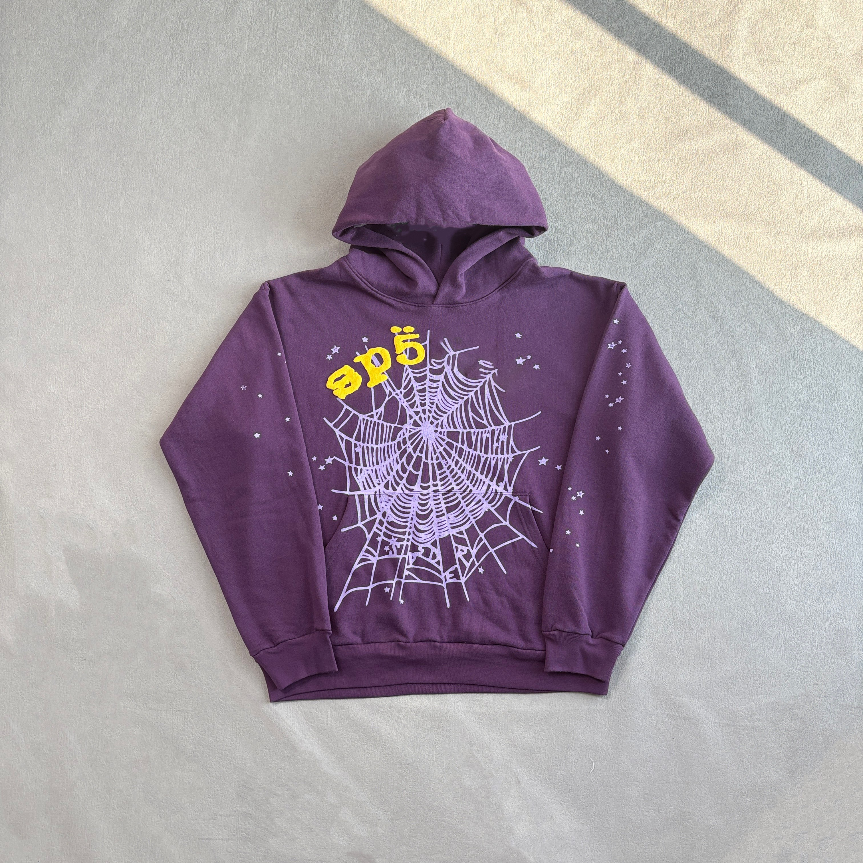 ANGEL KING HOODIE 24SS V2 BLACK 蜘蛛帽衫连帽卫衣