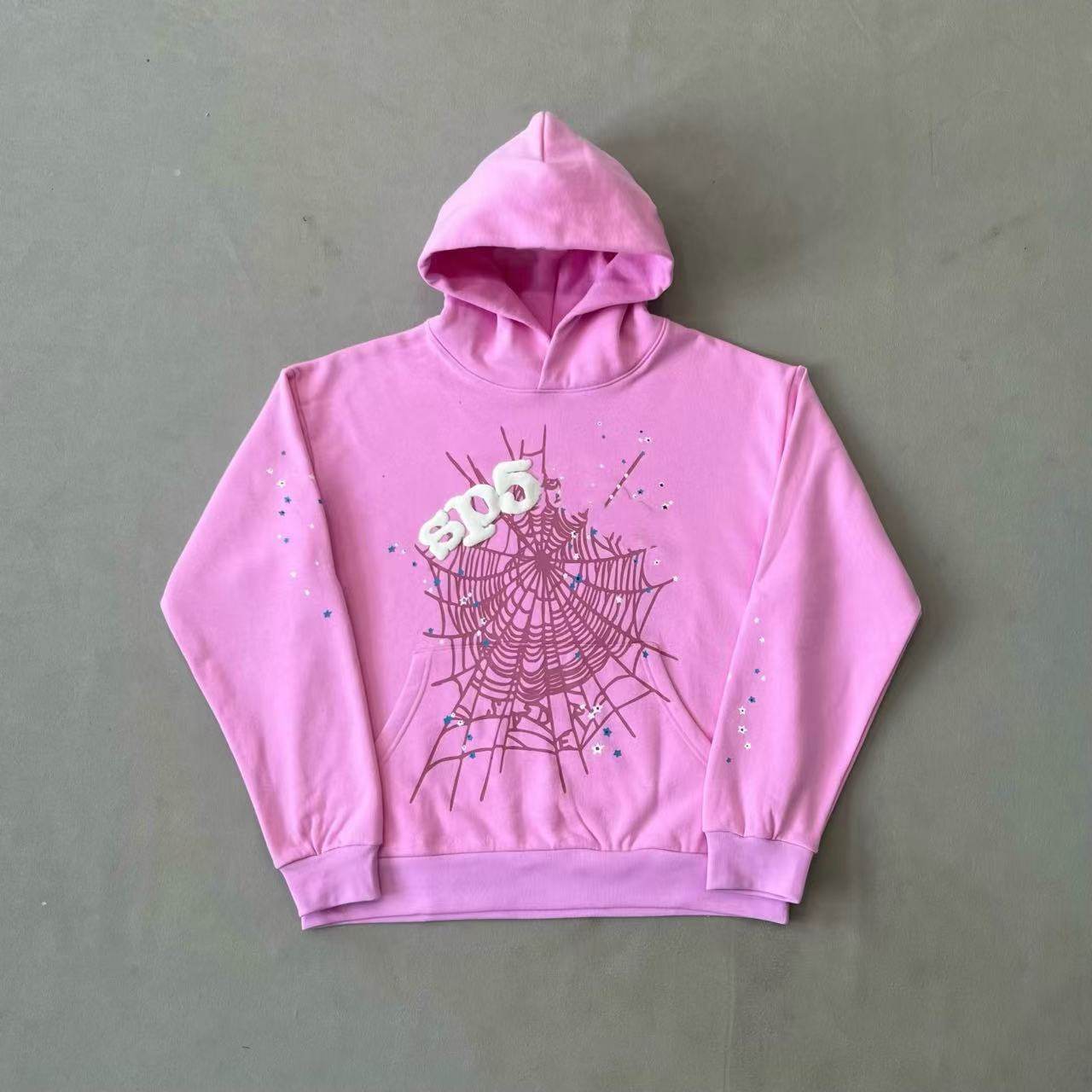ANGELKING 23款 Hoodie555卫衣 蜘蛛帽衫Young Thug同款卫裤裤子