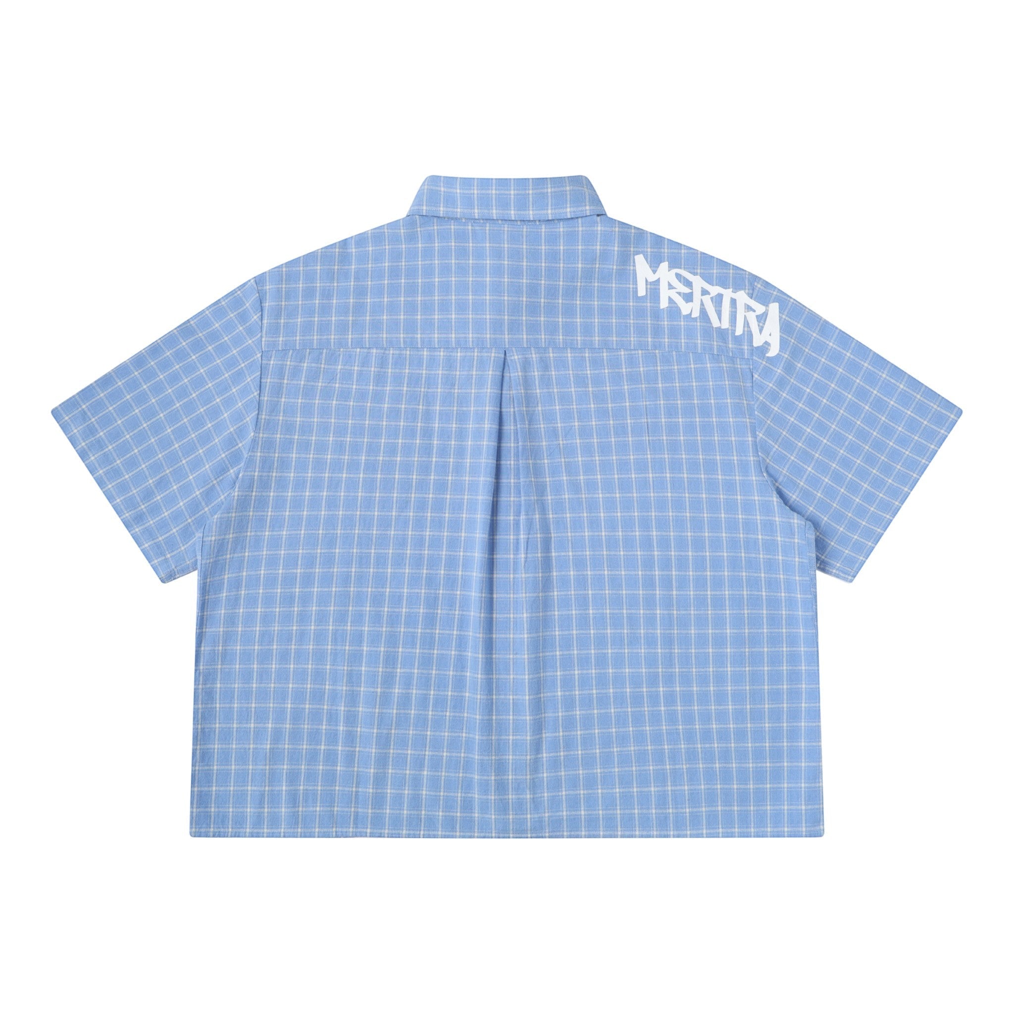 OFFCODE ARCHIVE USA Men's Plaid Shirt Light Blue