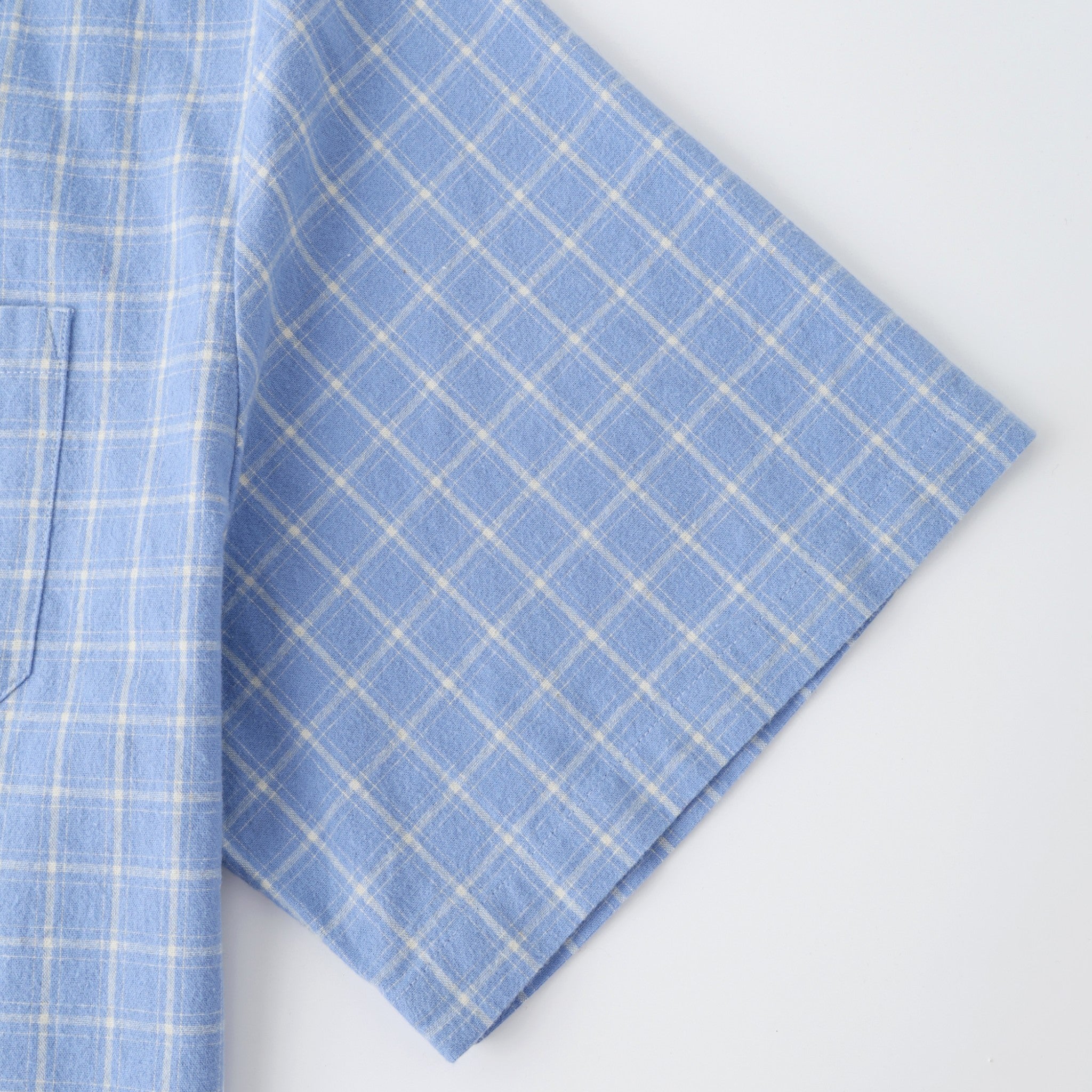 OFFCODE ARCHIVE USA Men's Plaid Shirt Light Blue