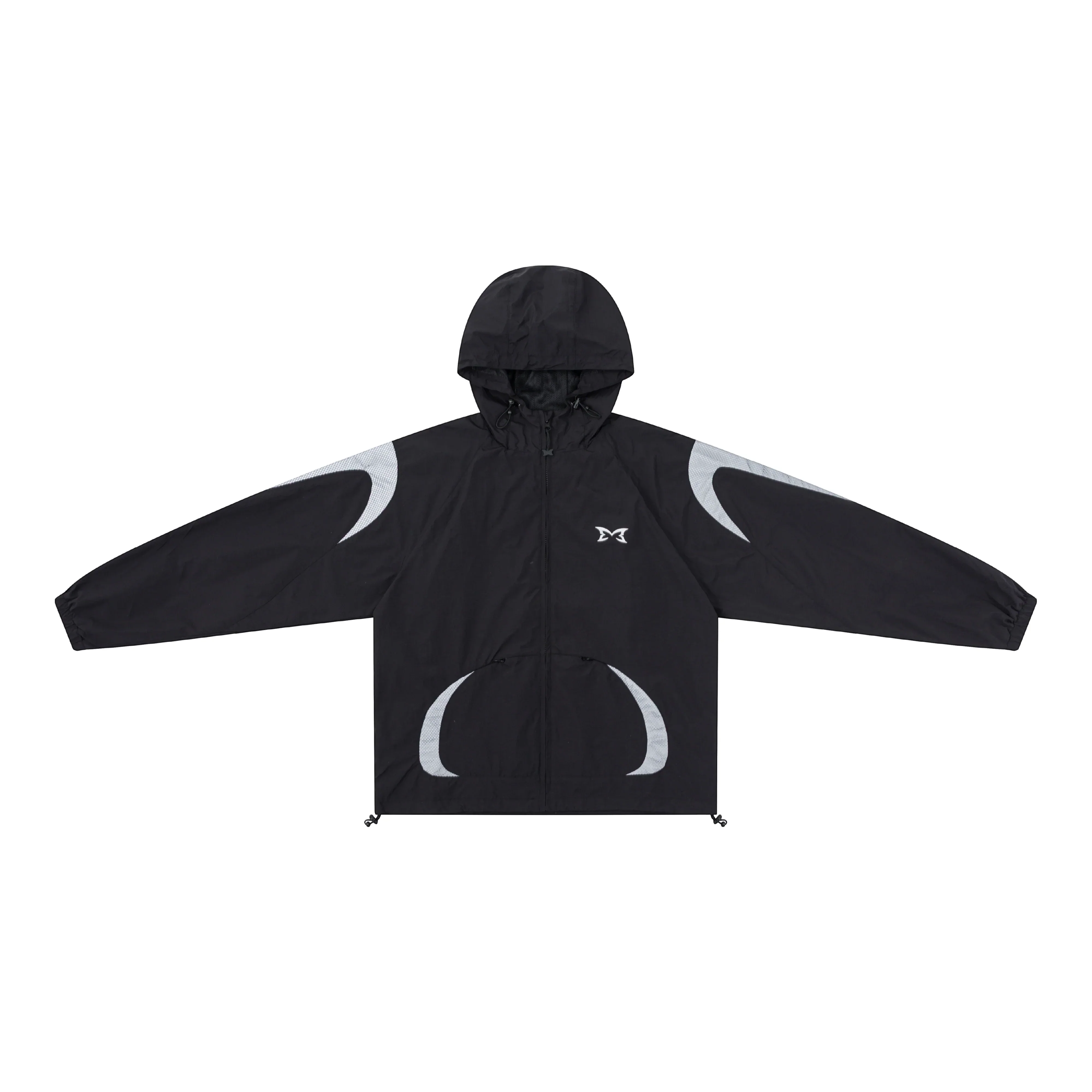 OFFCODE ARCHIVE USA Men's Stealth Reflective Jacket Black Grey