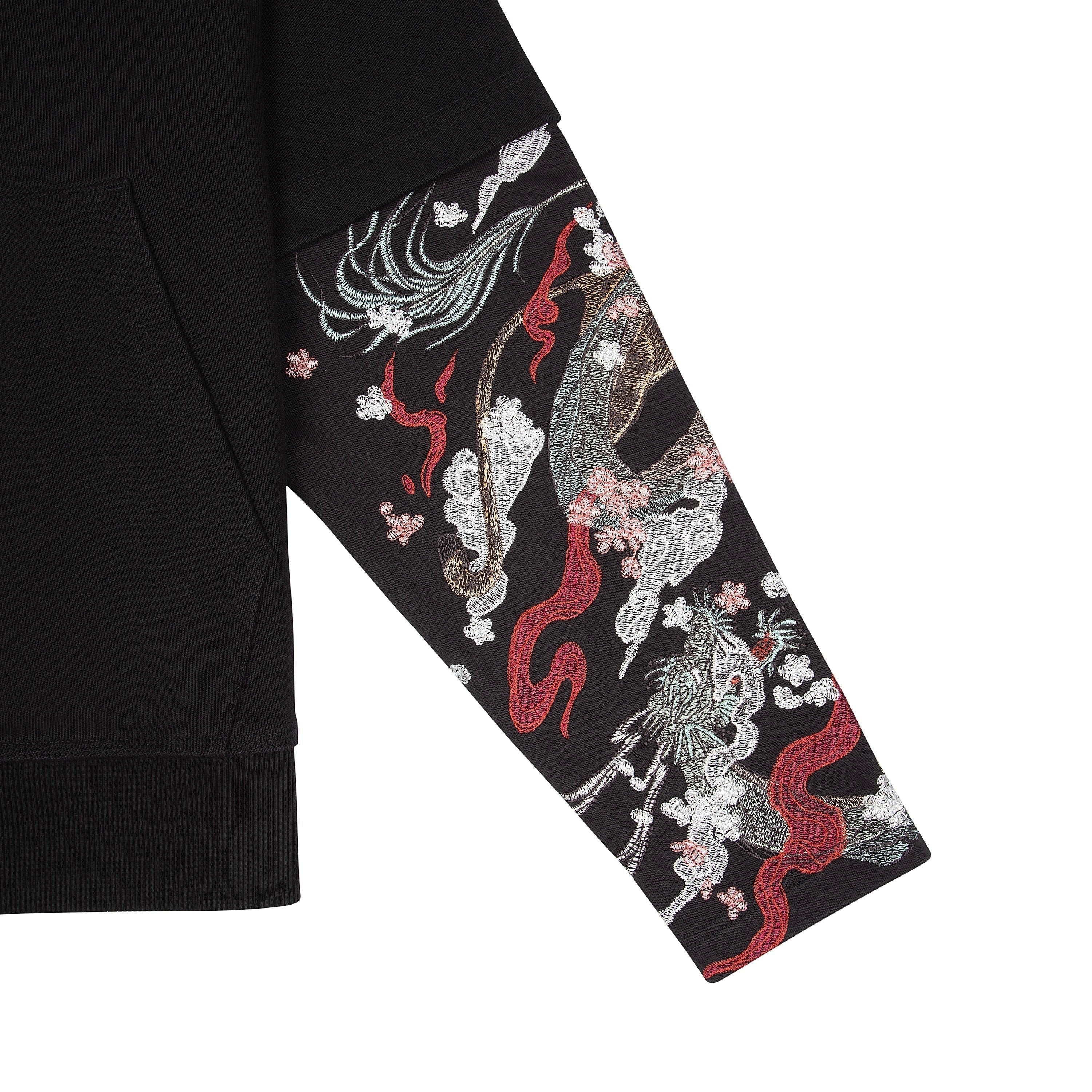 OFFCODE ARCHIVE USA Men's Yakuza Double Sleeve Hoodie Black
