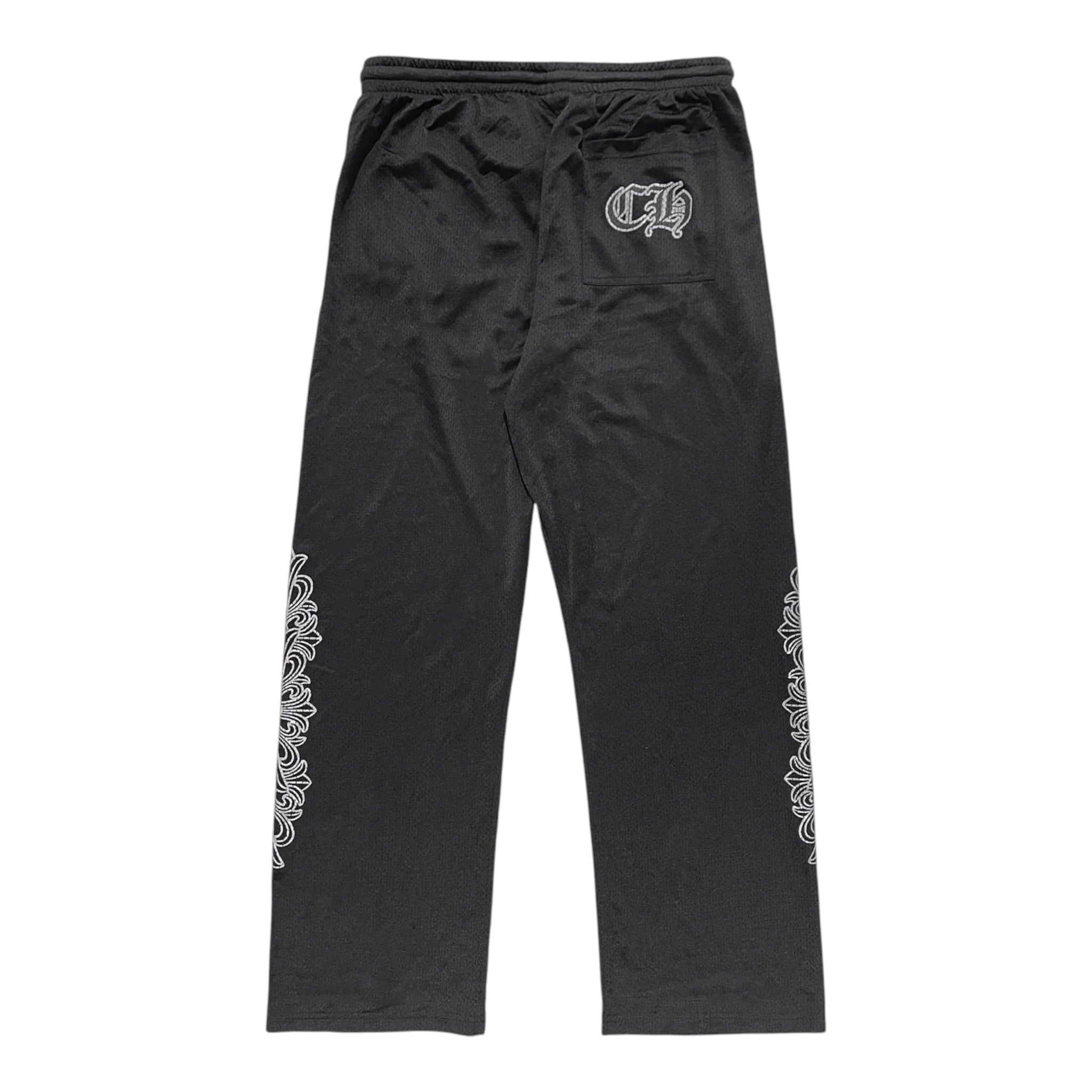 Chrome Hearts Mesh Varsity Black Pants