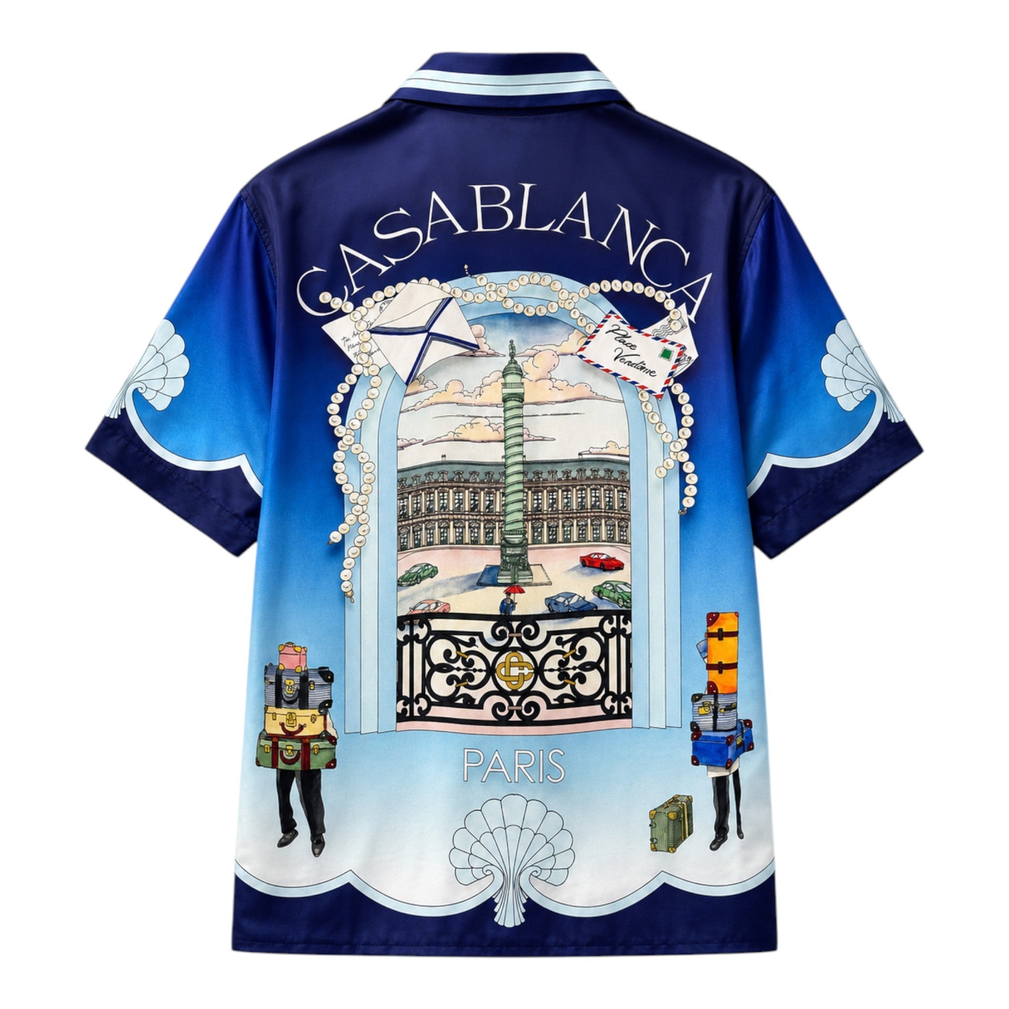 Casablanca Archway Place Vendome Silk Shirt