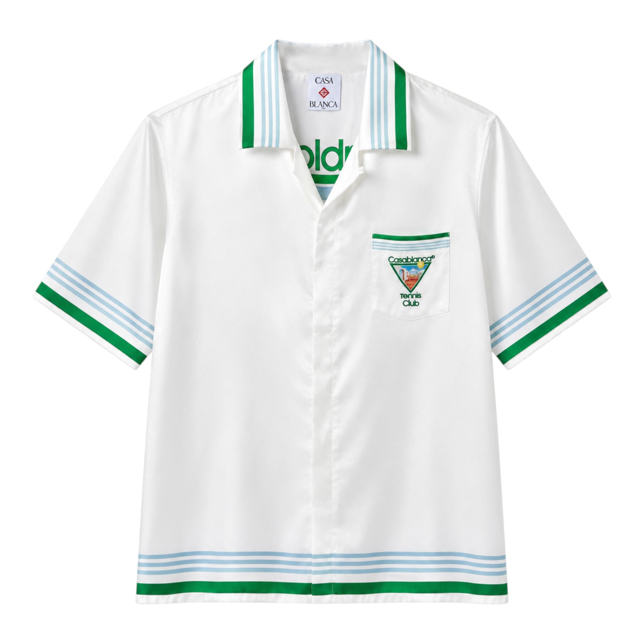 Casablanca Tennis Club Icon Silk Shirt