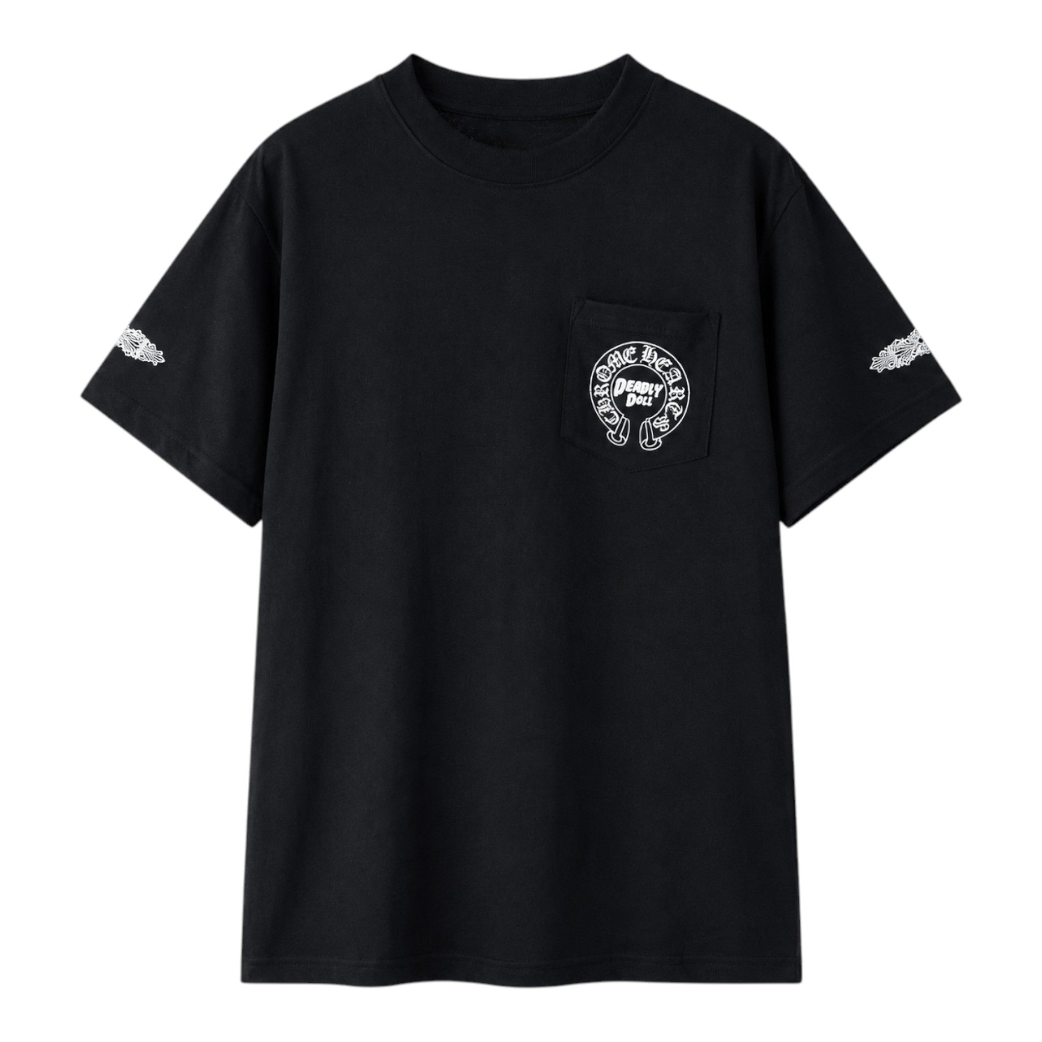 Chrome Hearts x Deadly Doll Black Short Sleeve Tee