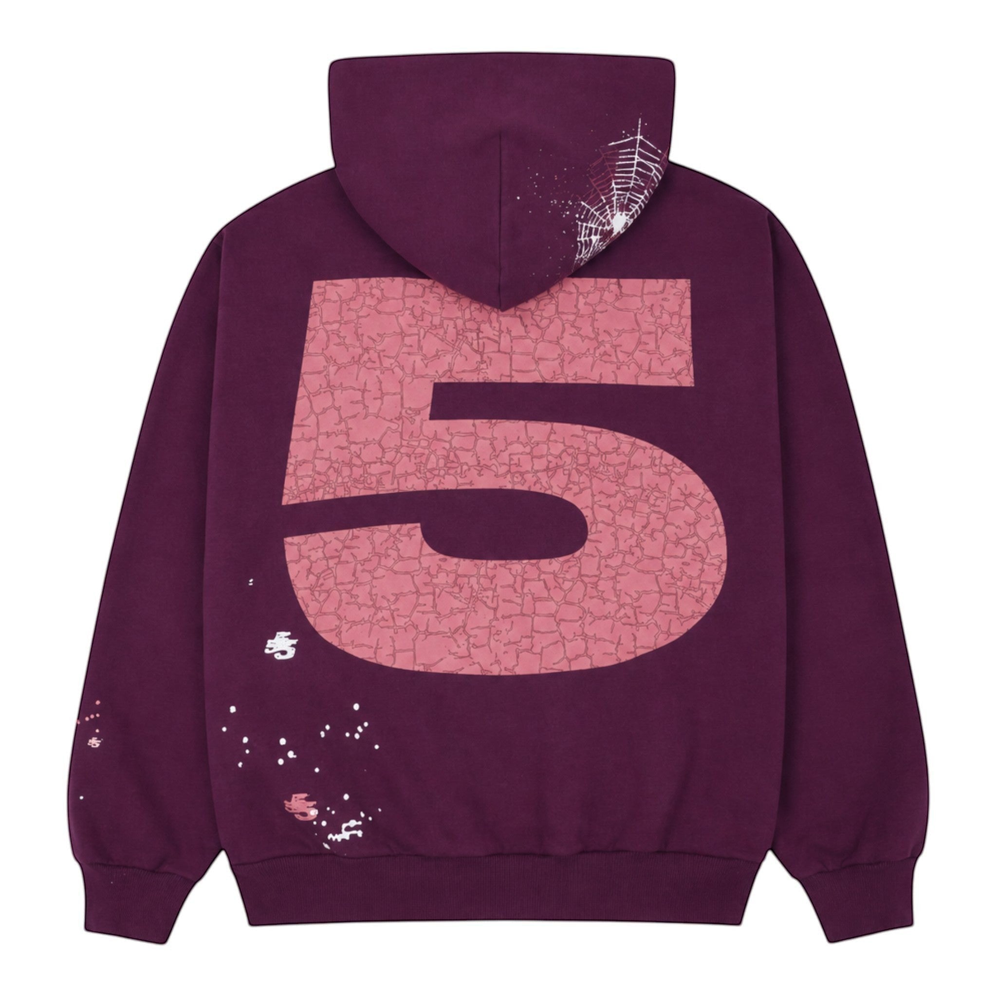 SP5DER NOCTURNAL HIGHWAY HOODIE DARK PURPLE