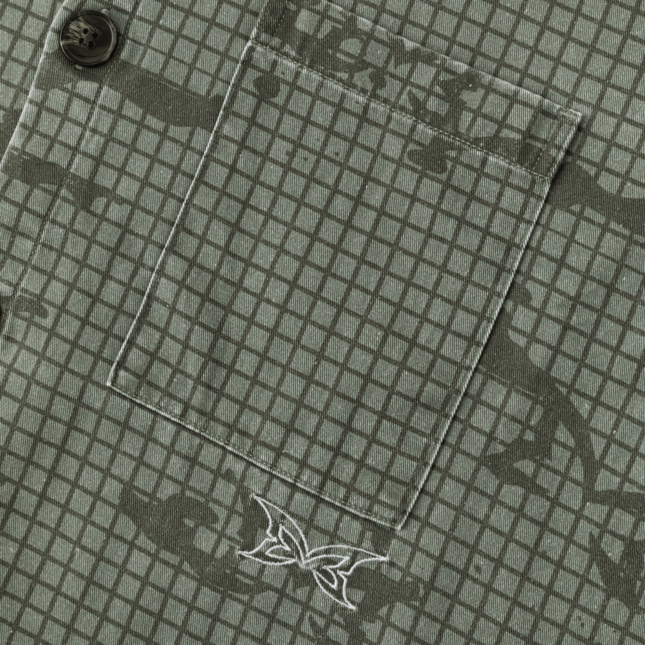 OFFCODE ARCHIVE USA Men's Grid Camo Shirt