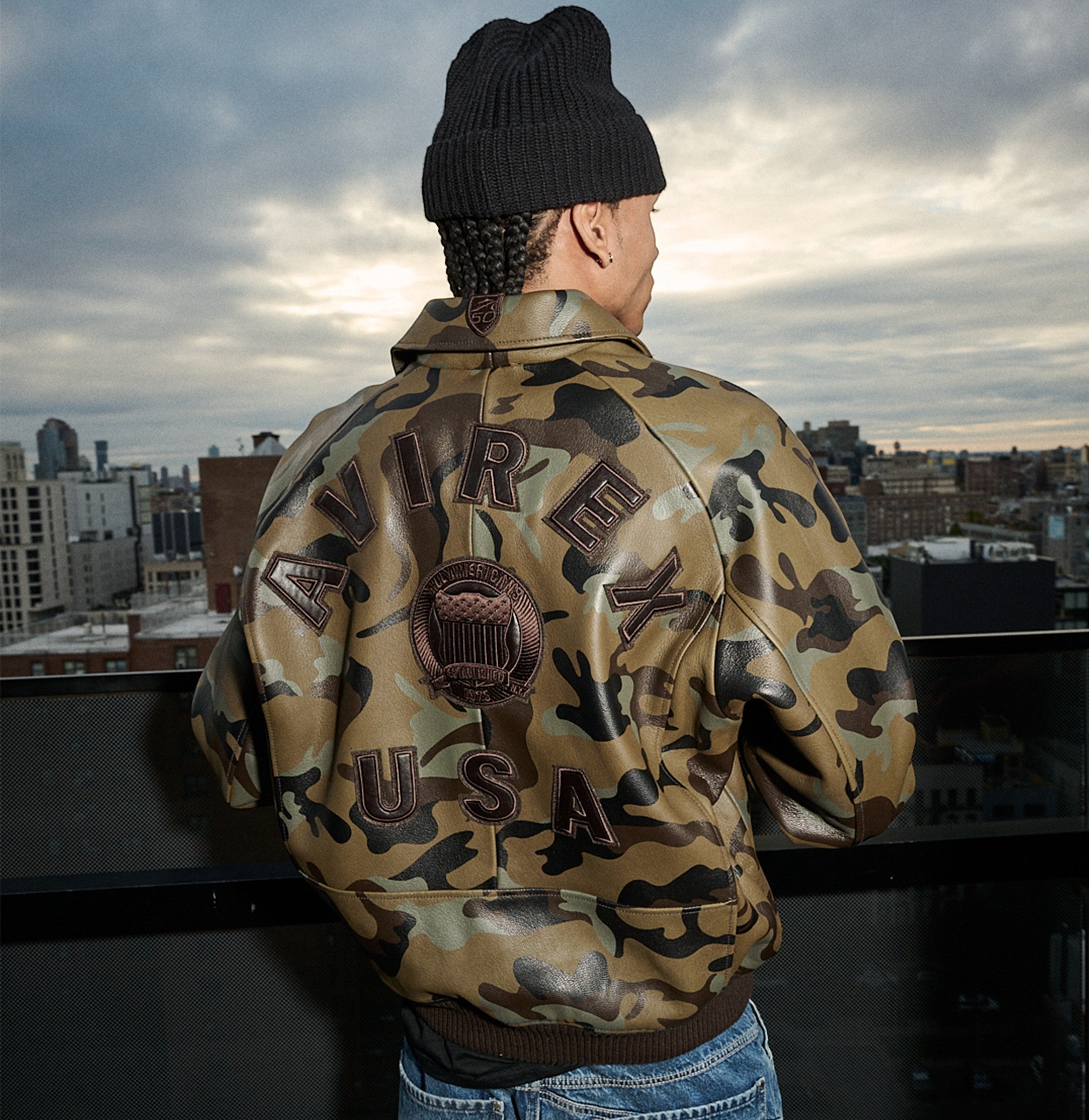 Avirex Limited Edition Camo Icon Jacket