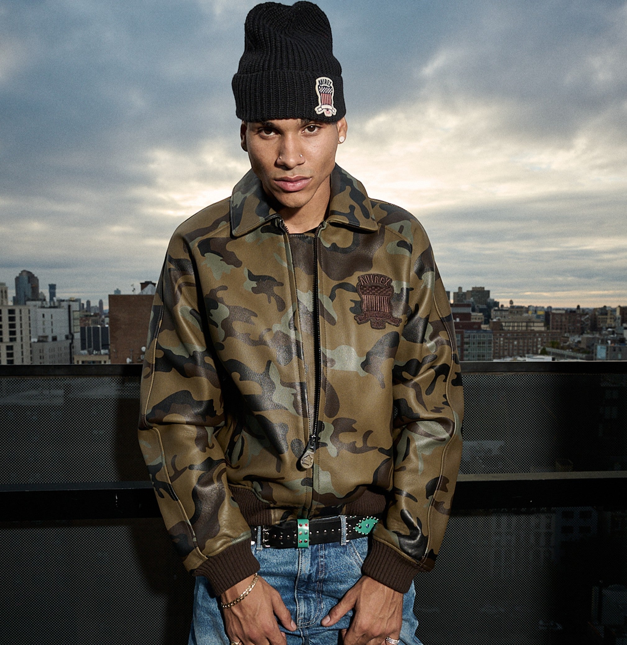 Avirex Limited Edition Camo Icon Jacket