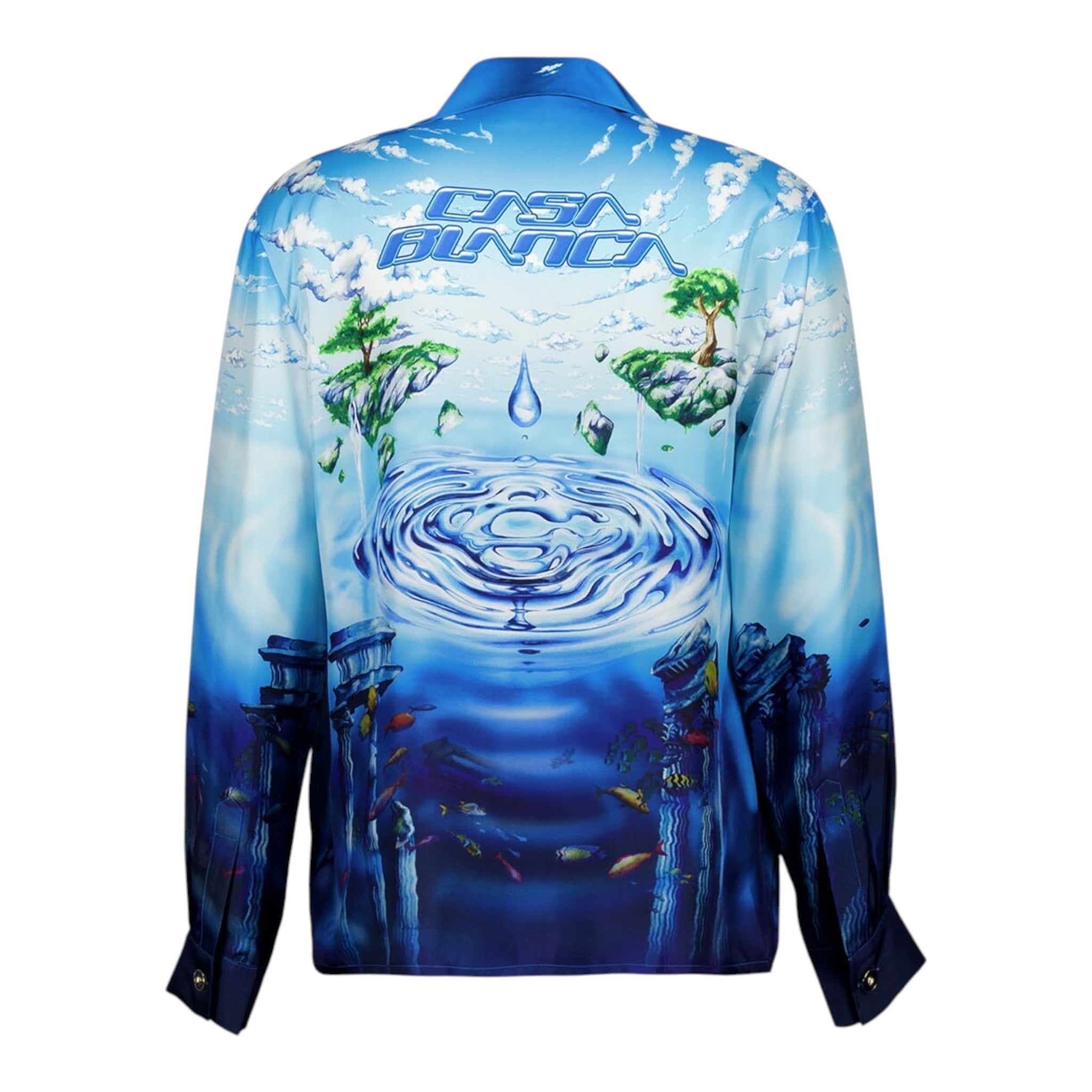 Lost Atlantis Silk Cuban Shirt