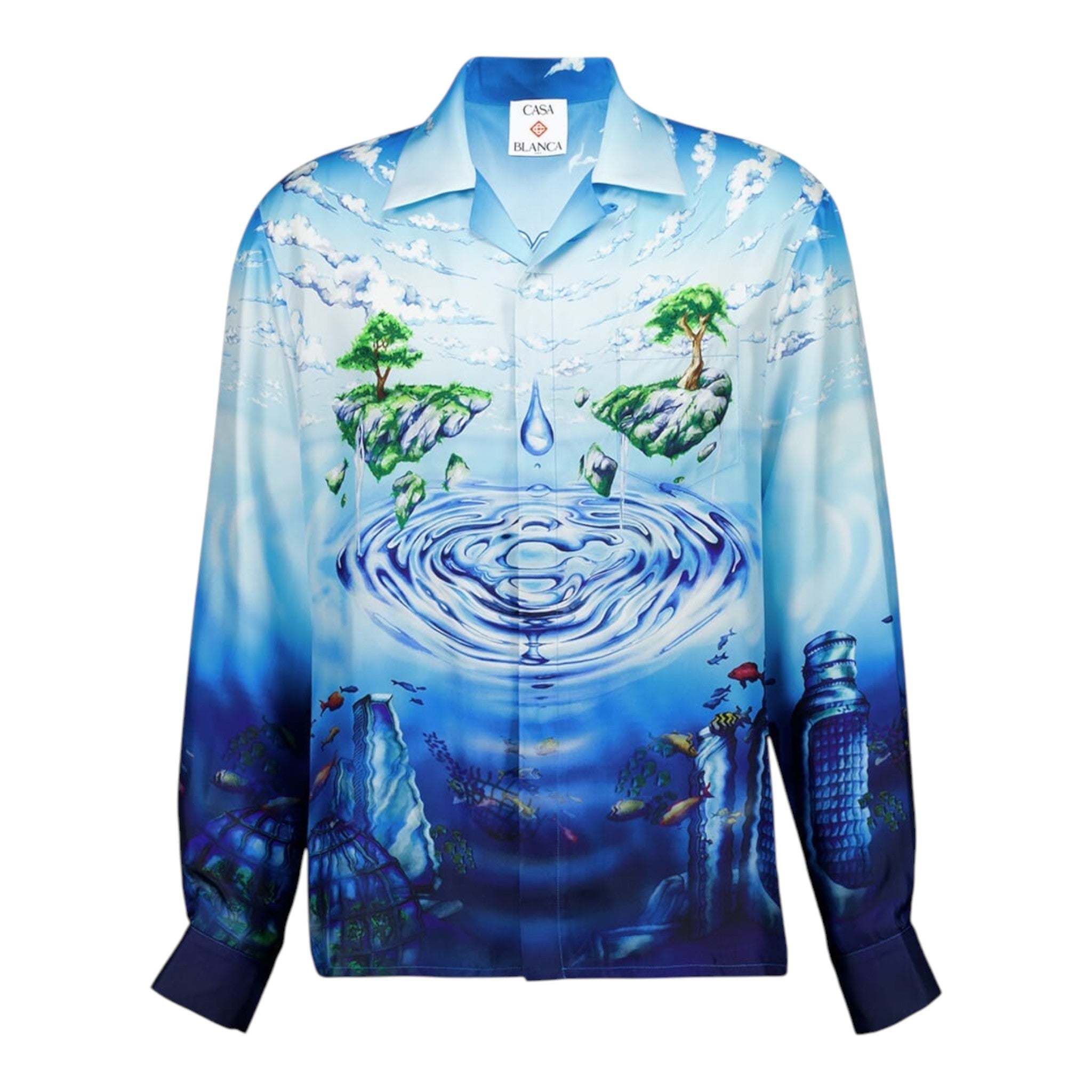 Lost Atlantis Silk Cuban Shirt