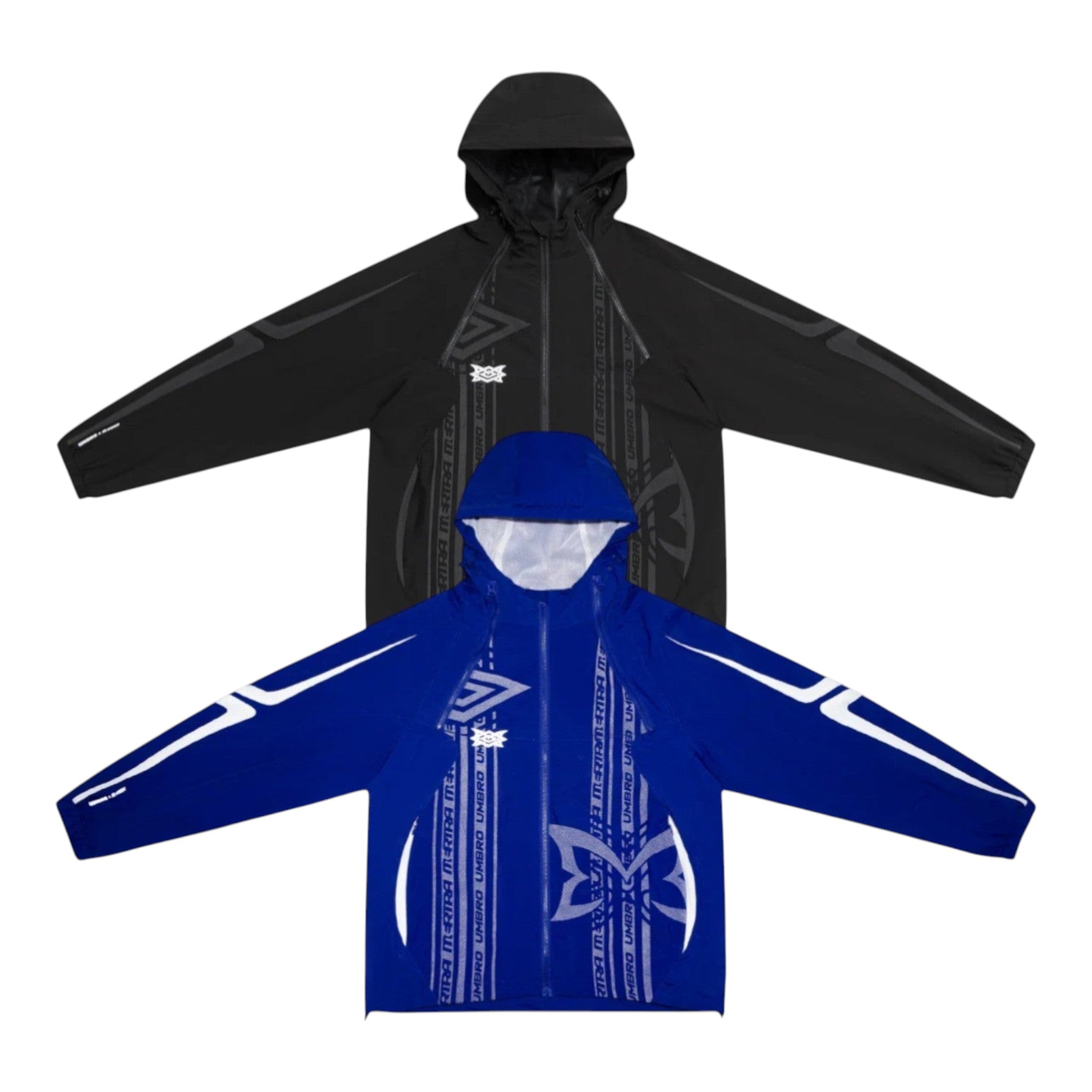 OFFCODE ARCHIVE USA Men's MERTRA x Umbro Technical Jacket Black Blue