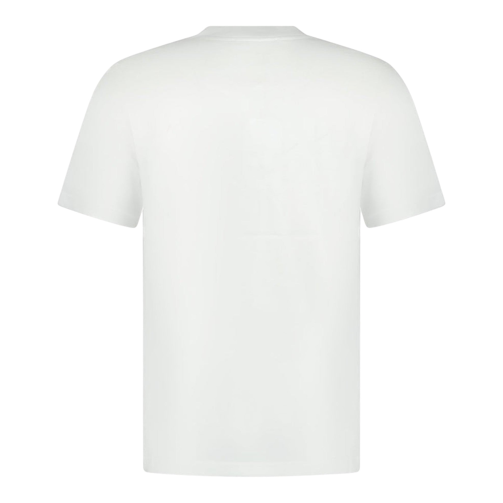 Casablanca 'Terrain' D'Orange T-Shirt White