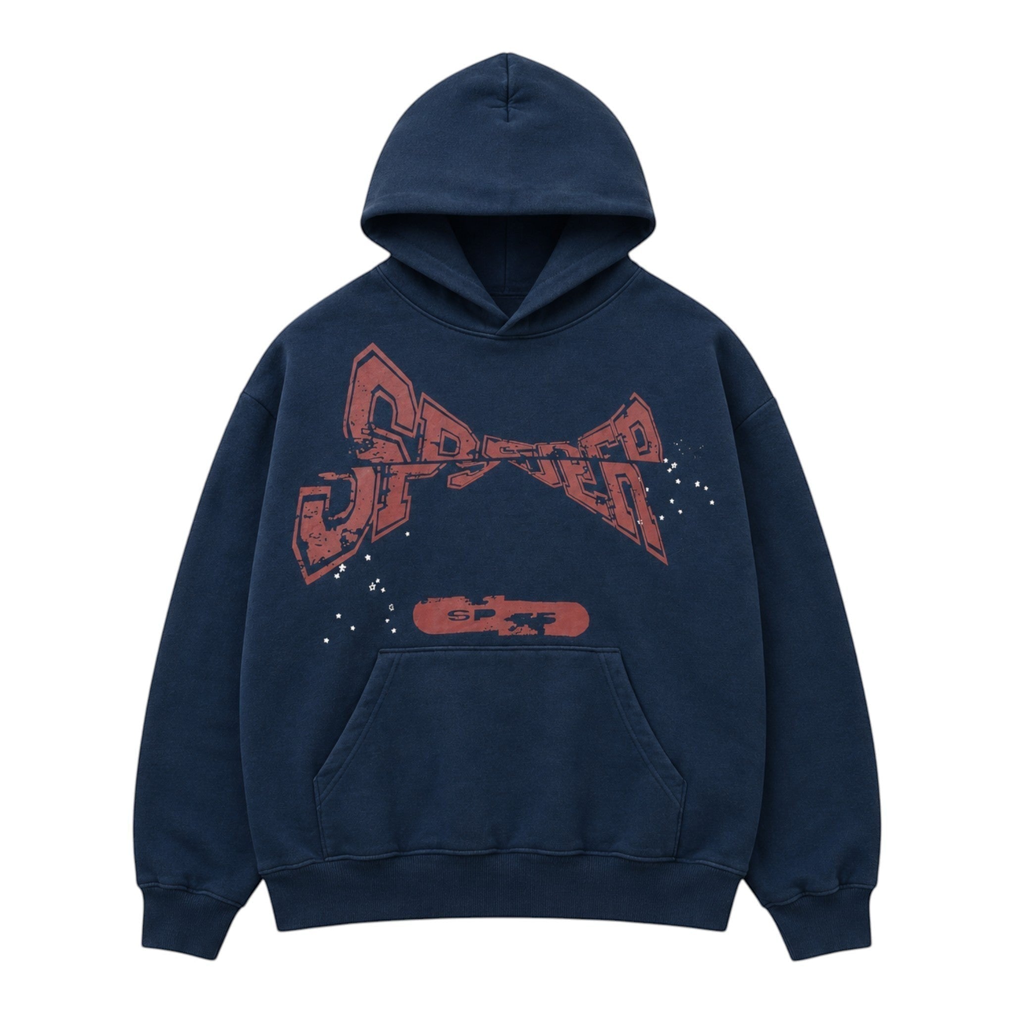 Sp5der Adult Sweatshirt Navy Hoodie
